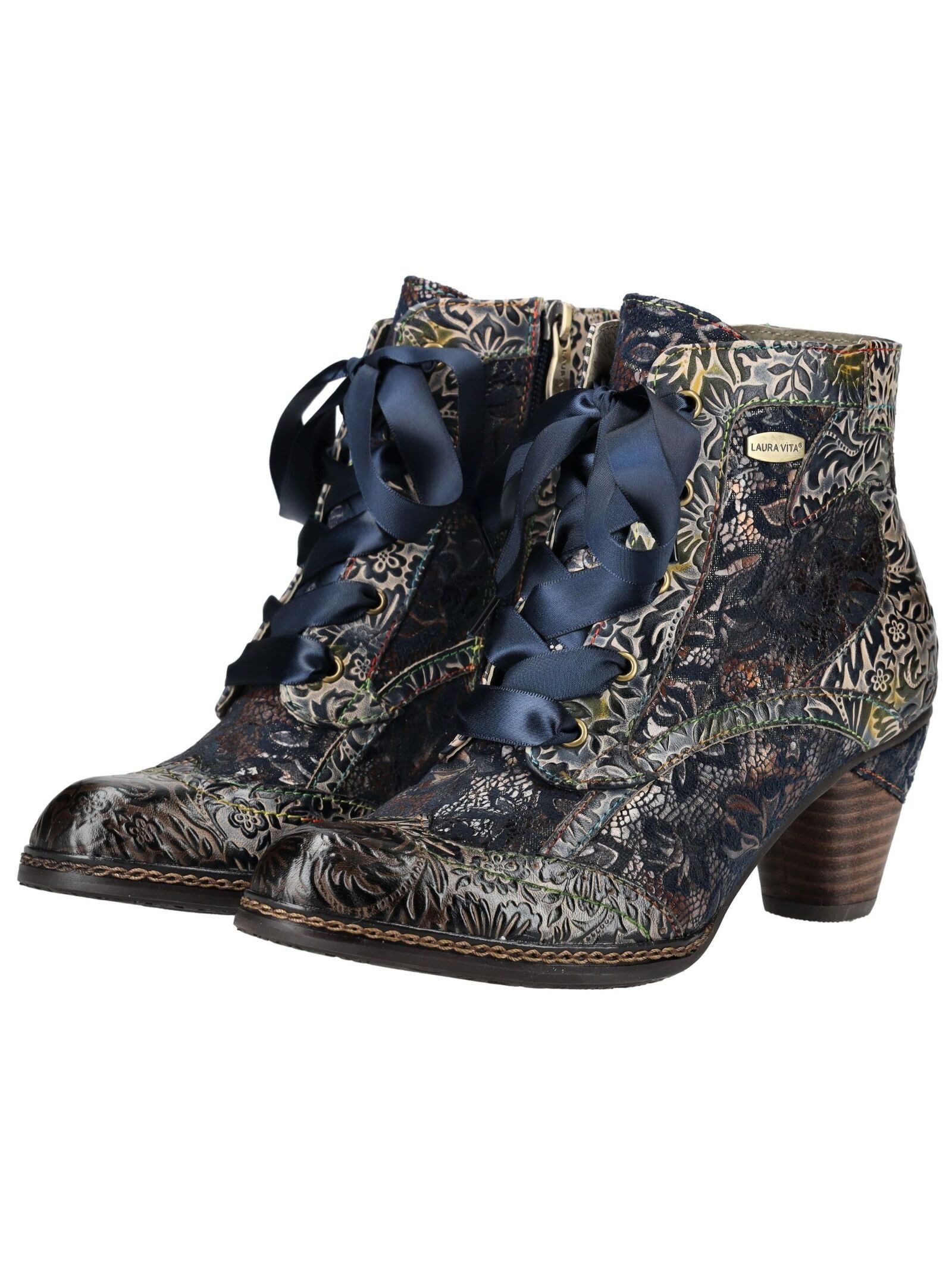 LAURA VITA LAURA VITA Stiefelette Leder/Textil Schnürstiefelette