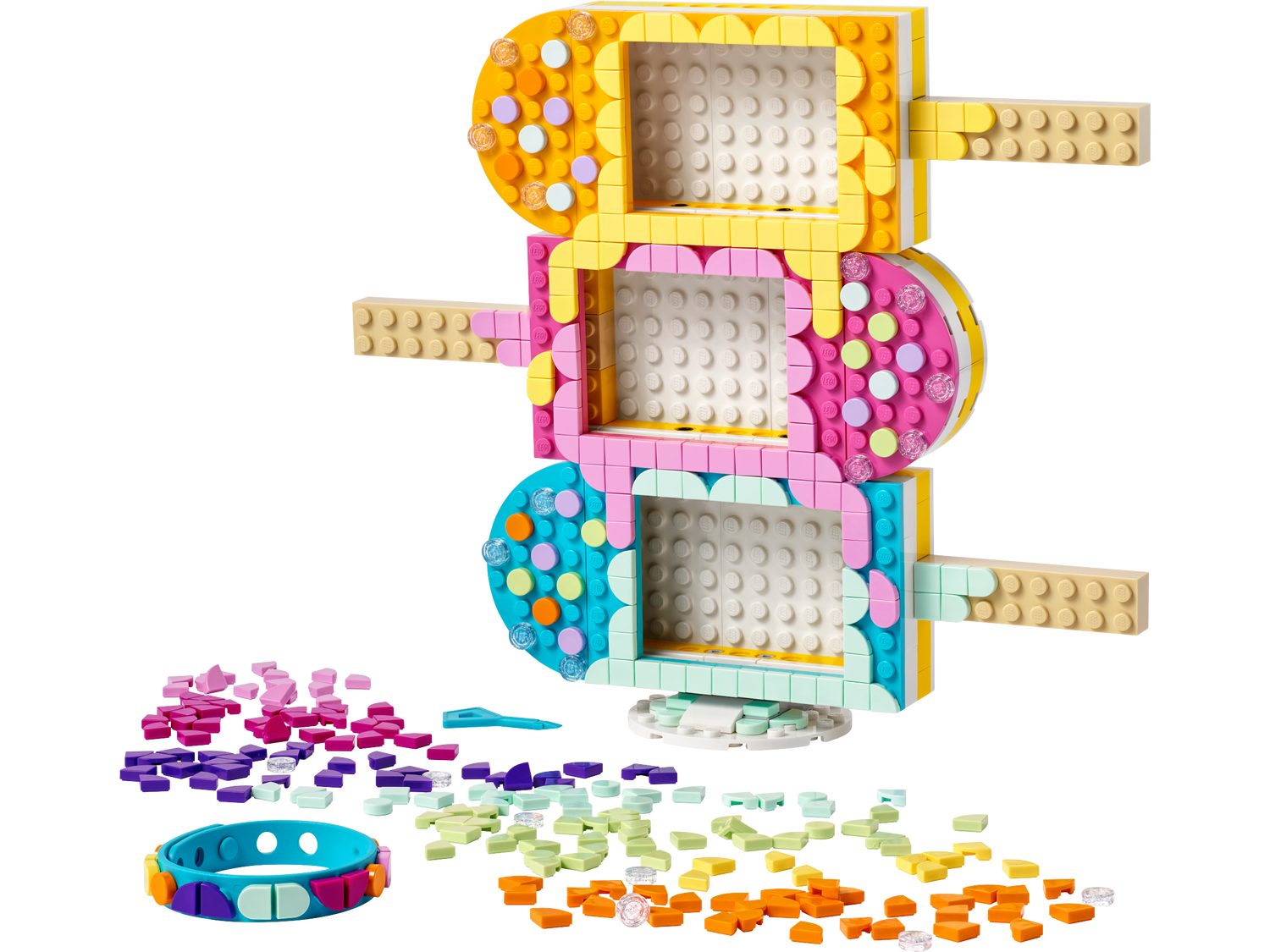 LEGO® DOTS 41956 Eiscreme Bilderrahmen & Armband Spielbausteine, (Set, 474 St)