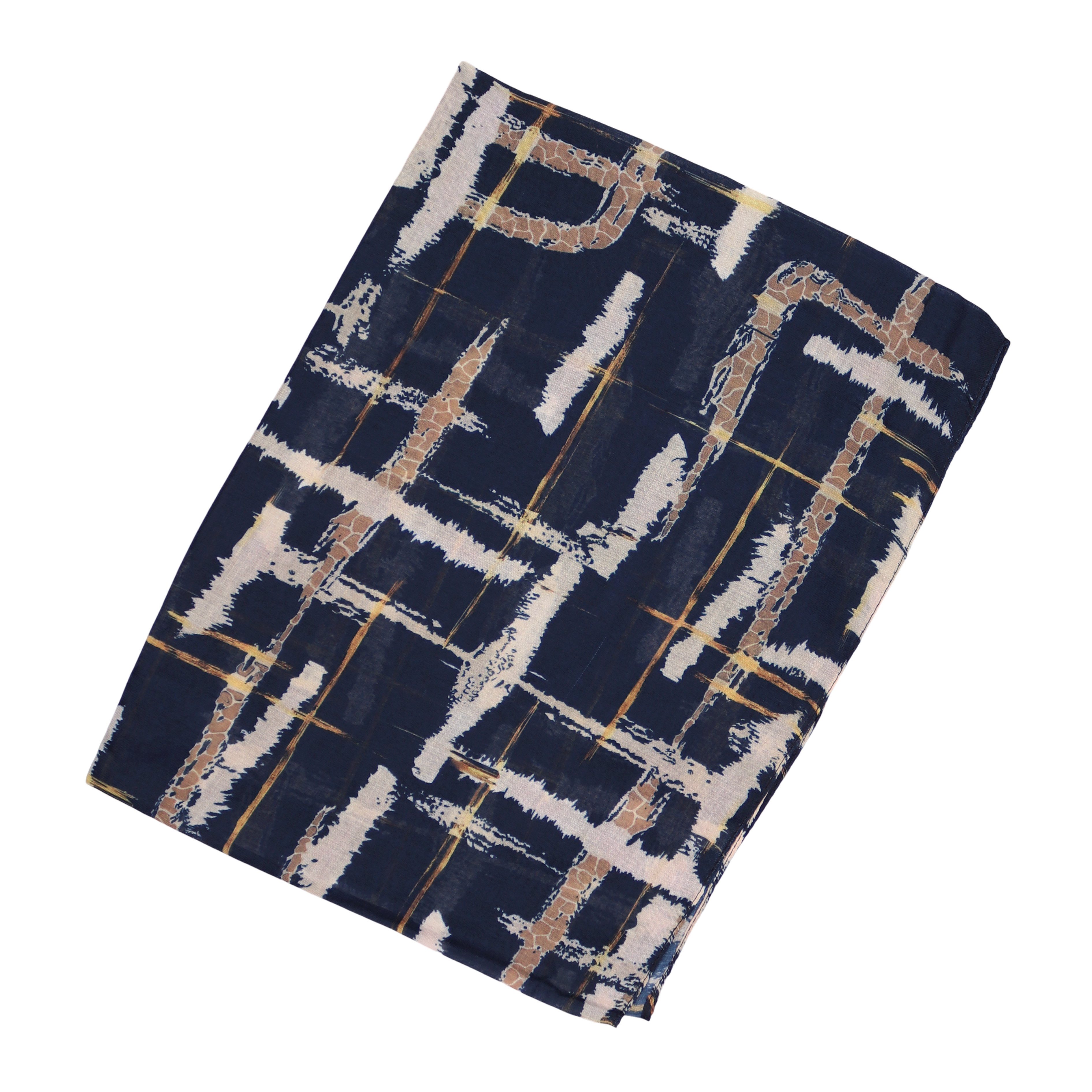 MIRROSI Loop Damen Schal Weich aus 100% Viskose Groß, Schlauchschal, Abstraktmuster, (ca.60x80cm, zweimal um den Hals wickelbar), Damen Halstuch Stola ideal für – Bild 3 von 4