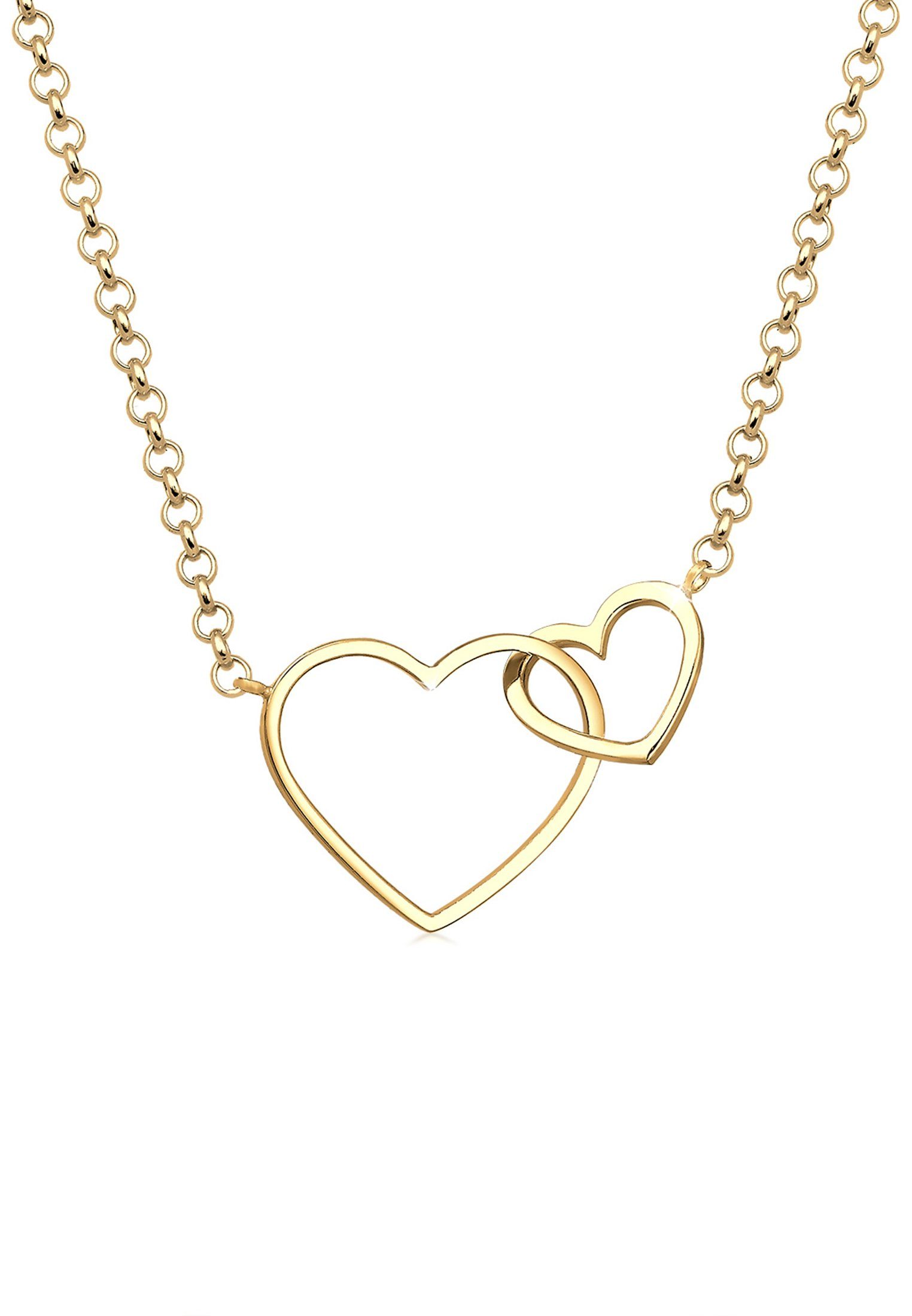Kette mit Anhänger Herz Unendlichkeit Liebe 925 Silber