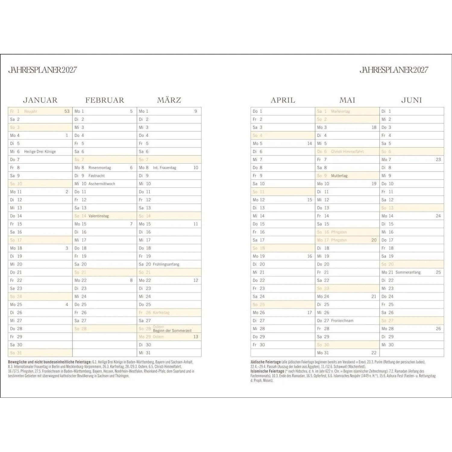 HEYE Familienkalender Weißt du eigentlich, wie lieb ich dich hab? Familienplaner-Buch A5...