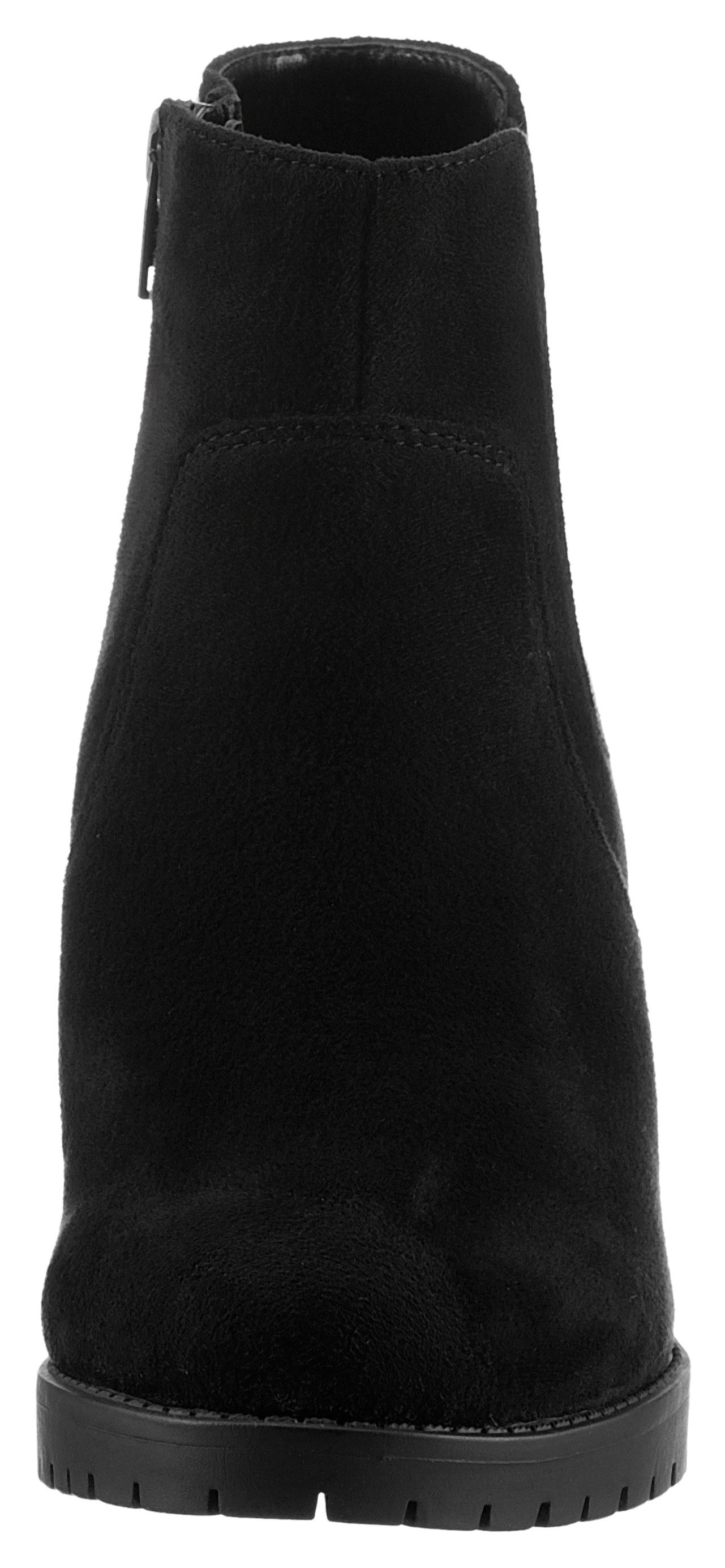 Aniston SHOES Stiefelette Ankleboots mit seitlichem Stretcheinsatz