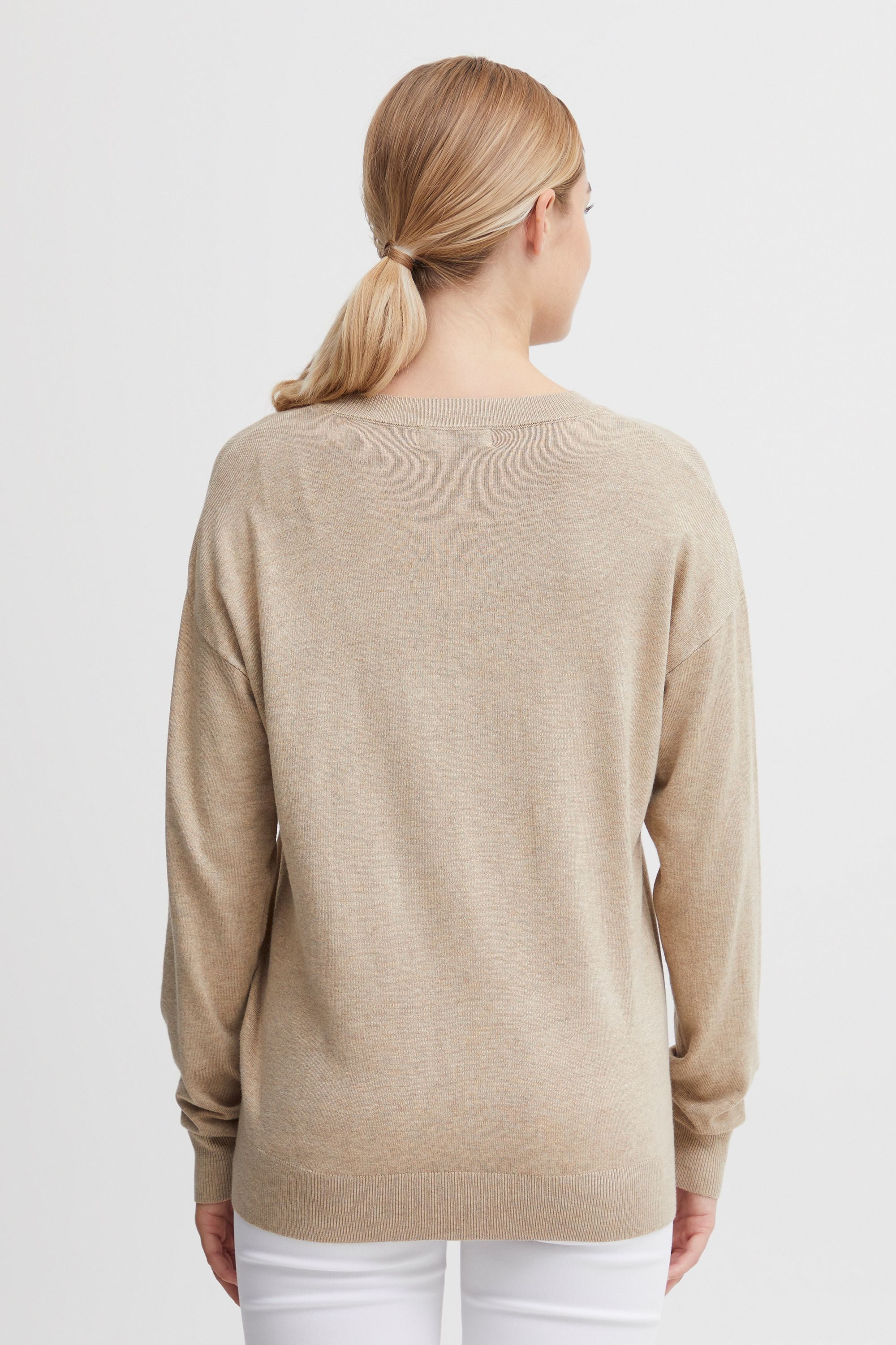 OXMO Strickpullover OXHelle - 21800078-ME Modischer Pullover