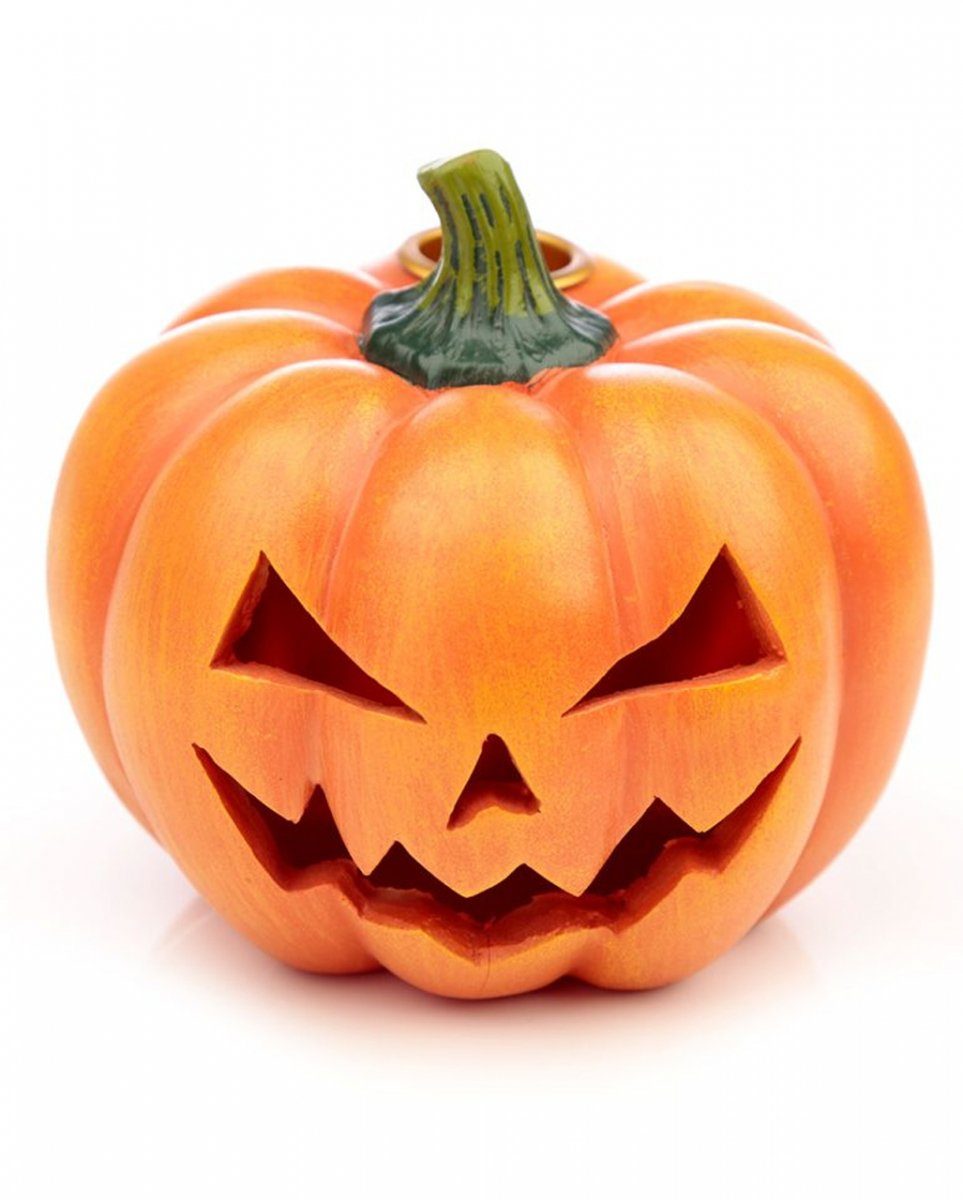 Merchandise-Figur Grinsender Halloween Kürbis als Backflow Räucherke