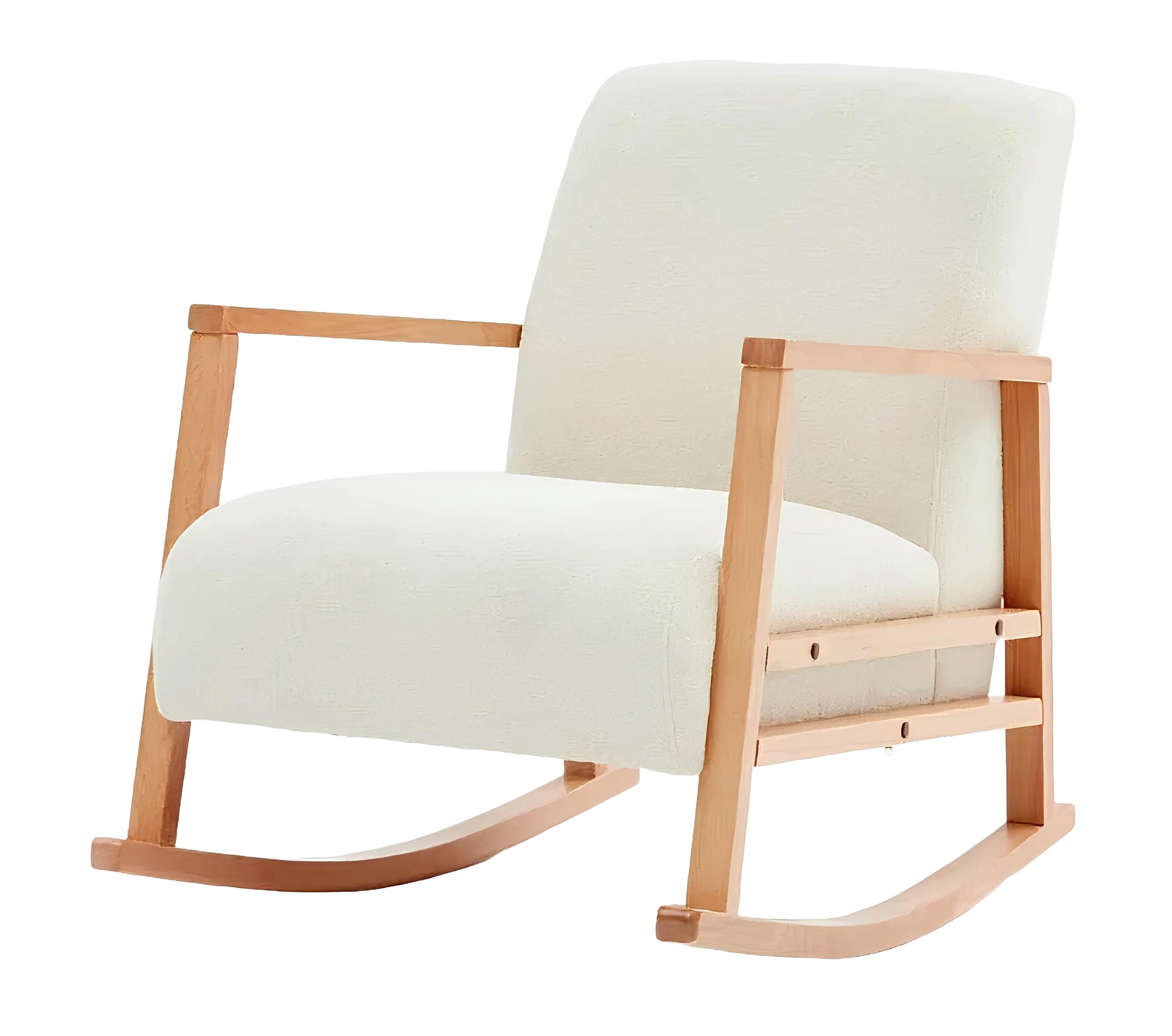 Xlmoebel Schaukelstuhl Luxuriöser Schaukelstuhl für das Wohnzimmer mit elegantem Design, Hergestellt in Europa