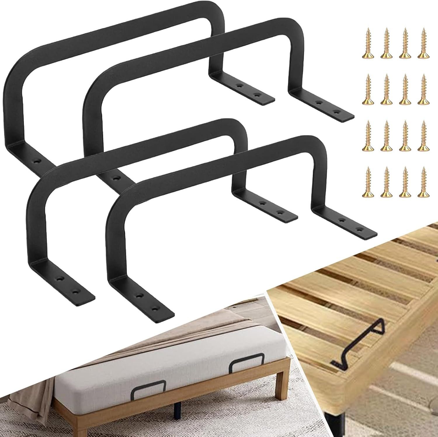 zggzerg Spannbettlaken Pack of 4 Mattress Stabiliser, Mattress Holder günstig online kaufen