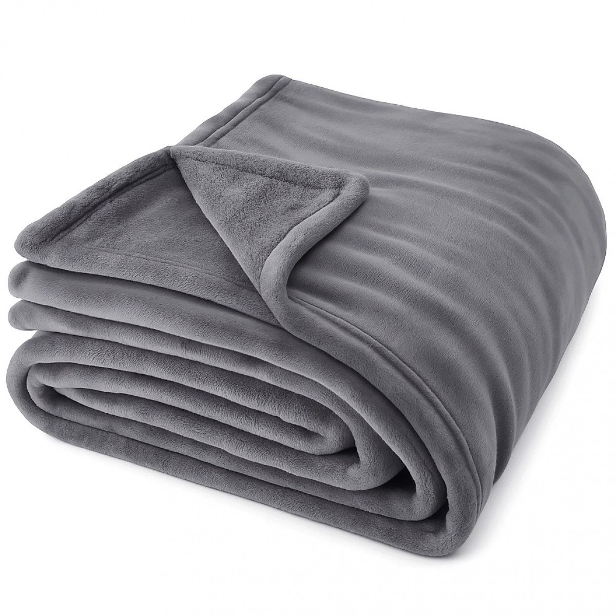 Wohndecke, Heubergshop, Kuscheldecke Sofadecke 150x200cm flauschig Anthrazi günstig online kaufen