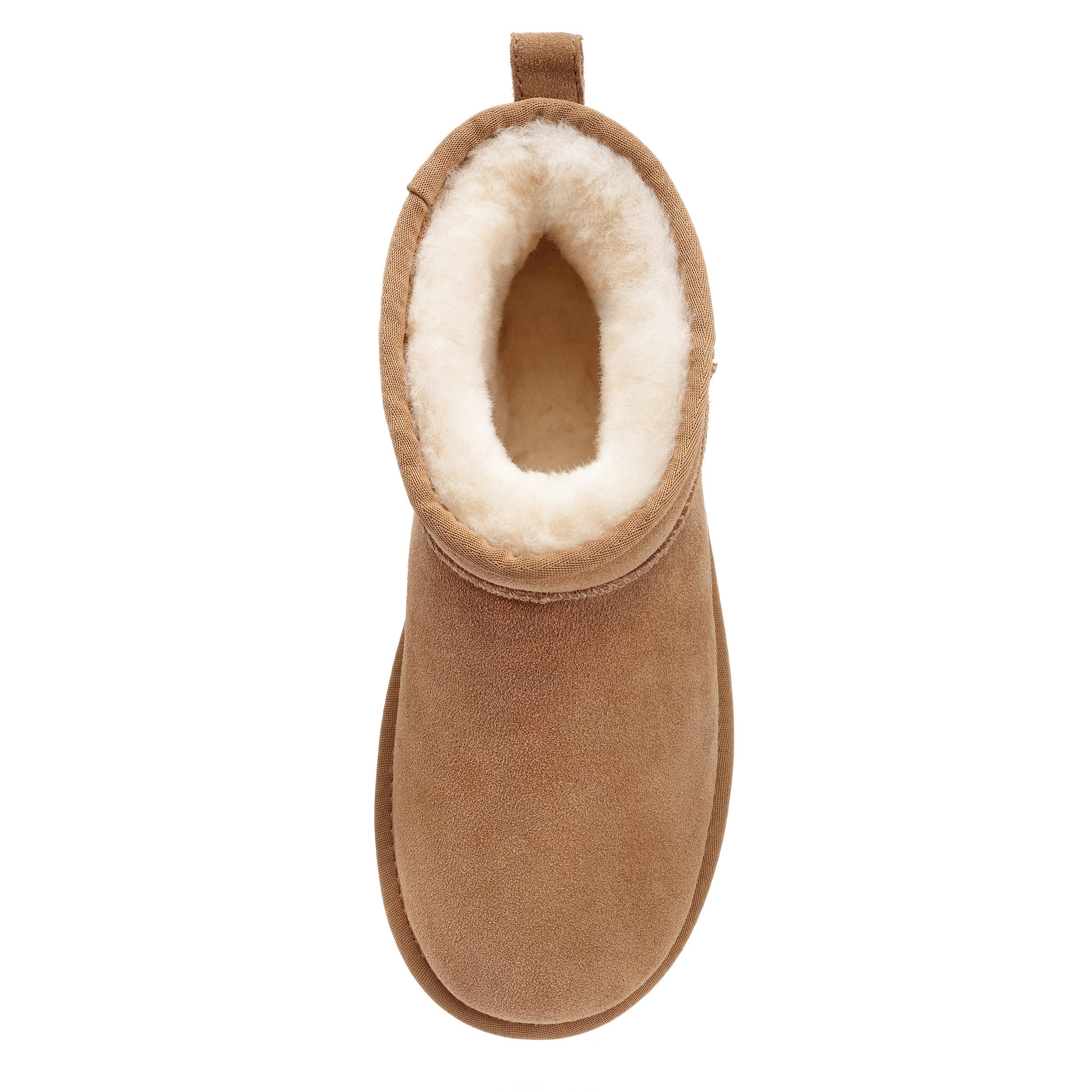 Parfeying Damen Herren KLASSISCHE LEDERSTIEFELETTEN Stiefelette (aus luxuriösem australischem Lammerfell Plüsch)