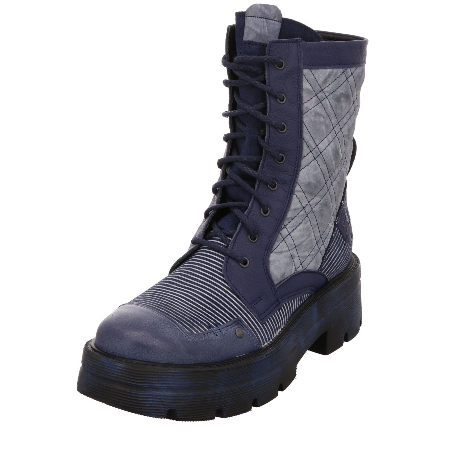 Maciejka »Damen Stiefeletten Schuhe Boots Elegant Freizeit« Schnürstiefel  Leder-/Textilkombination online kaufen | OTTO