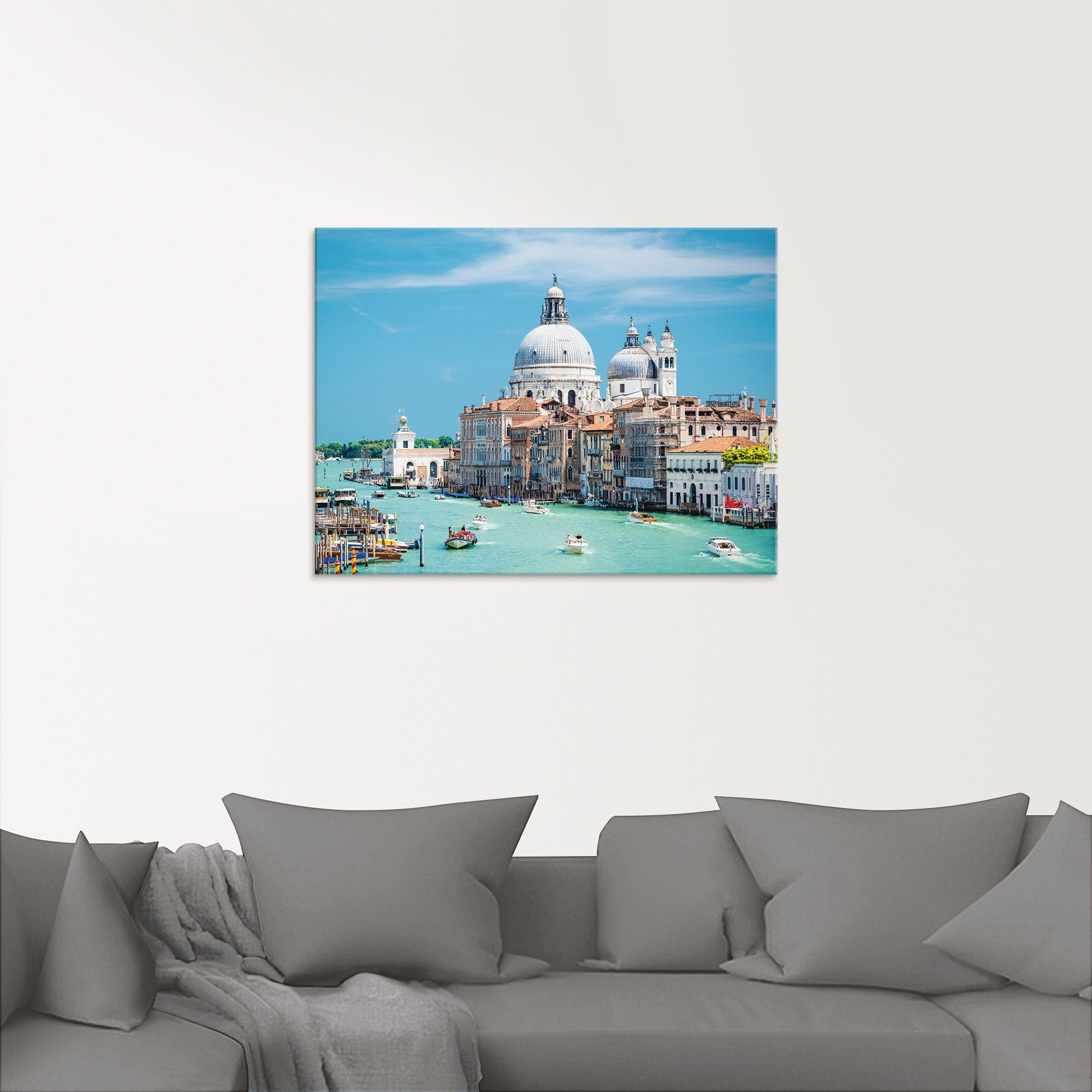 (1 Glasbild verschiedenen Größen Italien Artland in Venedig, St),