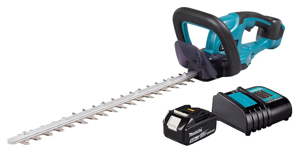 Makita Akku-Heckenschere DUH507, mit Akku 5 Ah und Ladegerät DC18SD