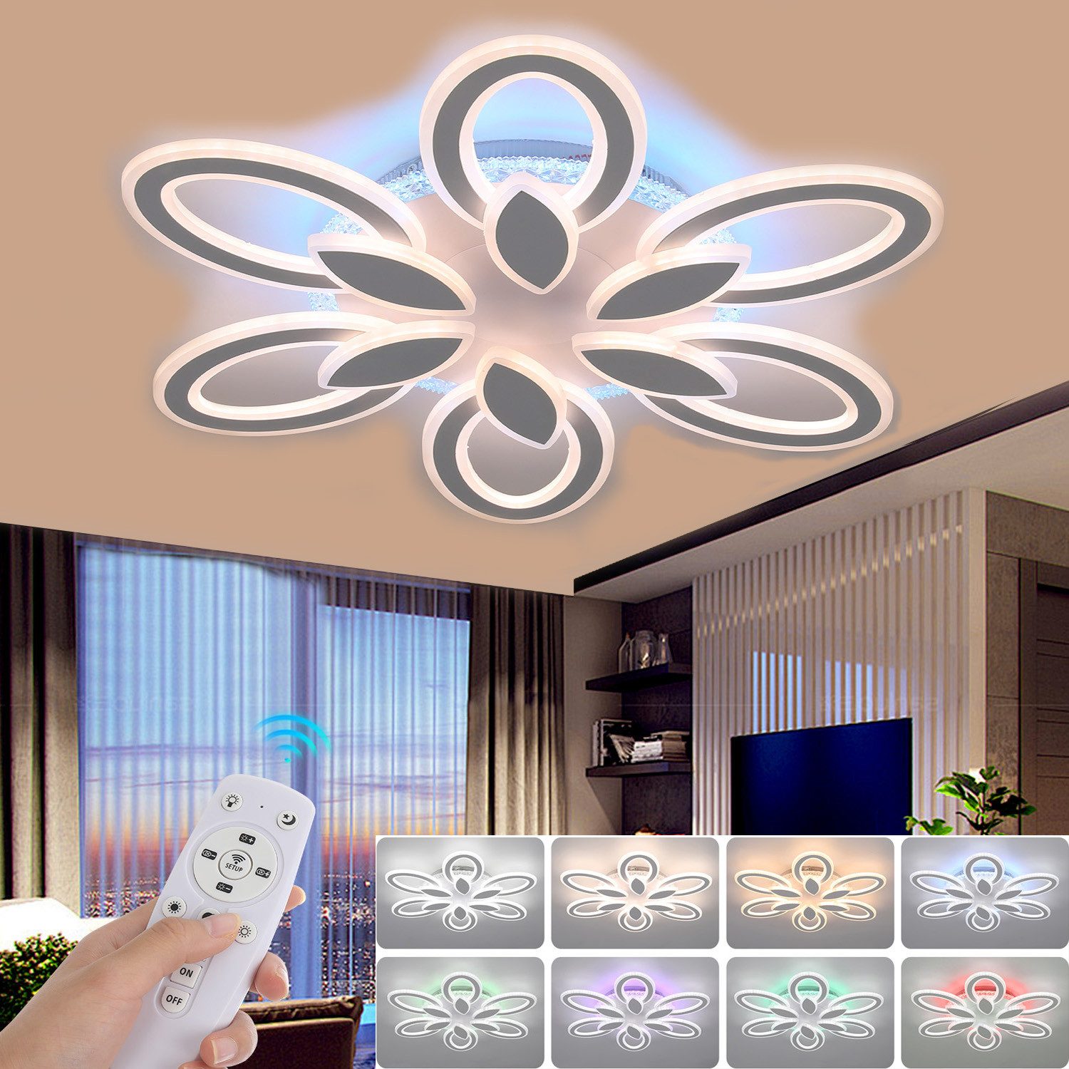 oyajia LED Deckenleuchte 90W LED Deckenlampe günstig online kaufen