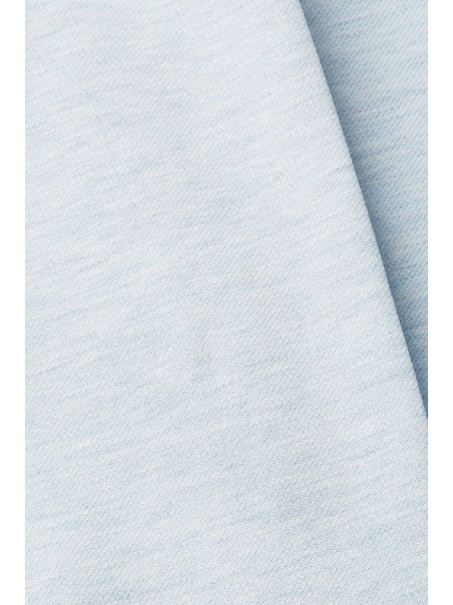 Esprit Langmantel Mantel BLUE PASTEL Doubleface-Jersey aus