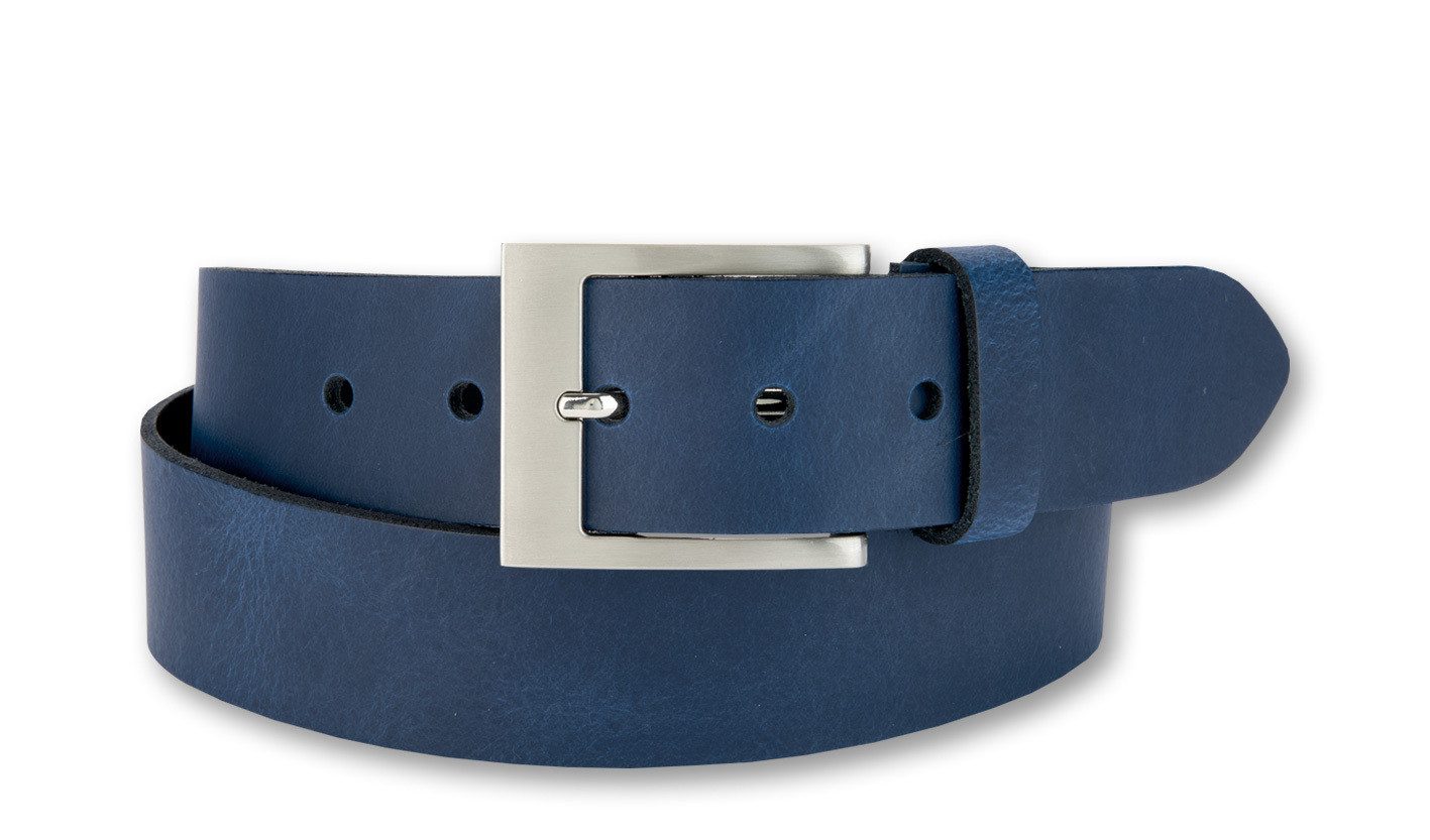 BERND GÖTZ Ledergürtel Ledergürtel mit markanter Rechteckschließe aus Rindleder