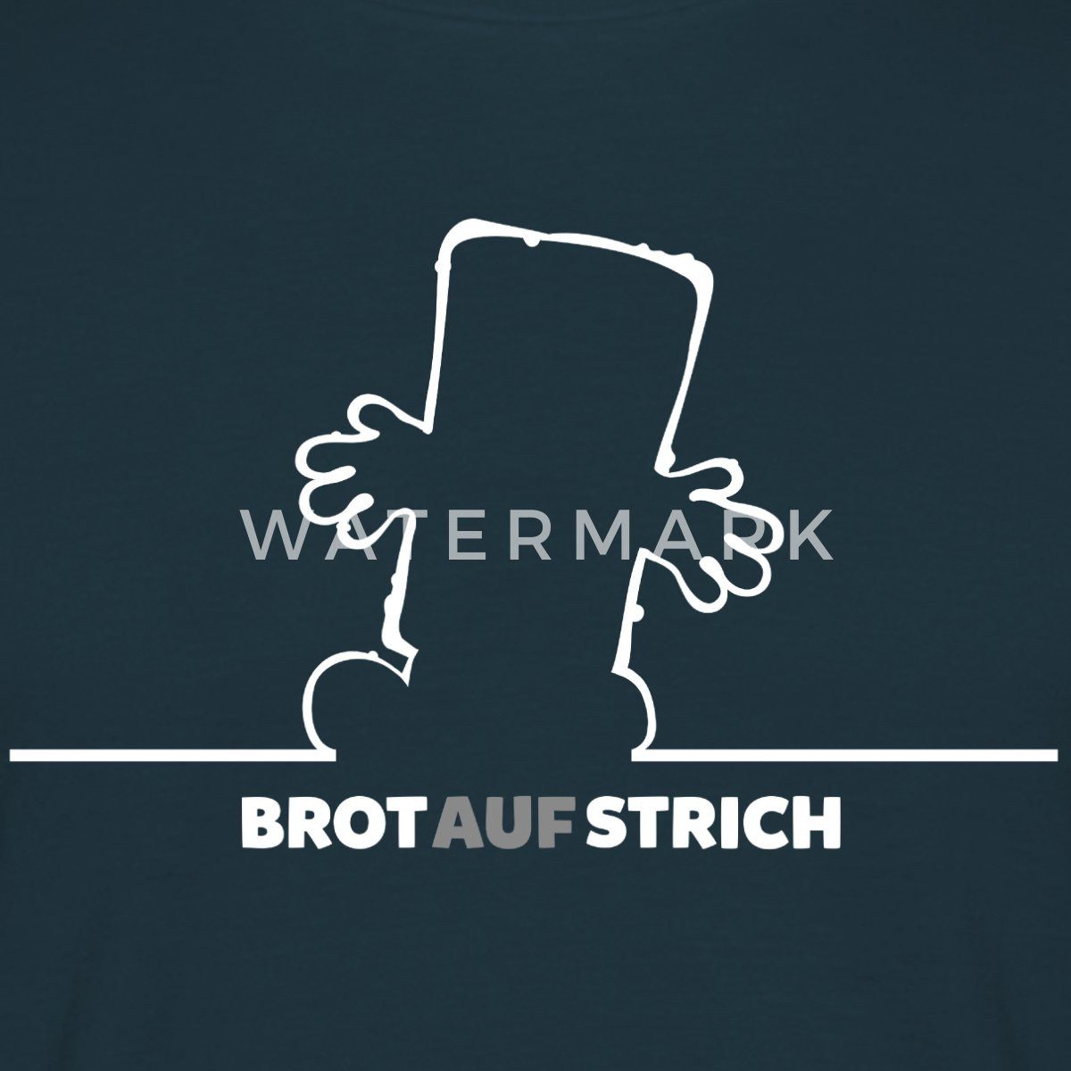Spreadshirt T-Shirt Bernd Das Brot BrotAufStrich günstig online kaufen