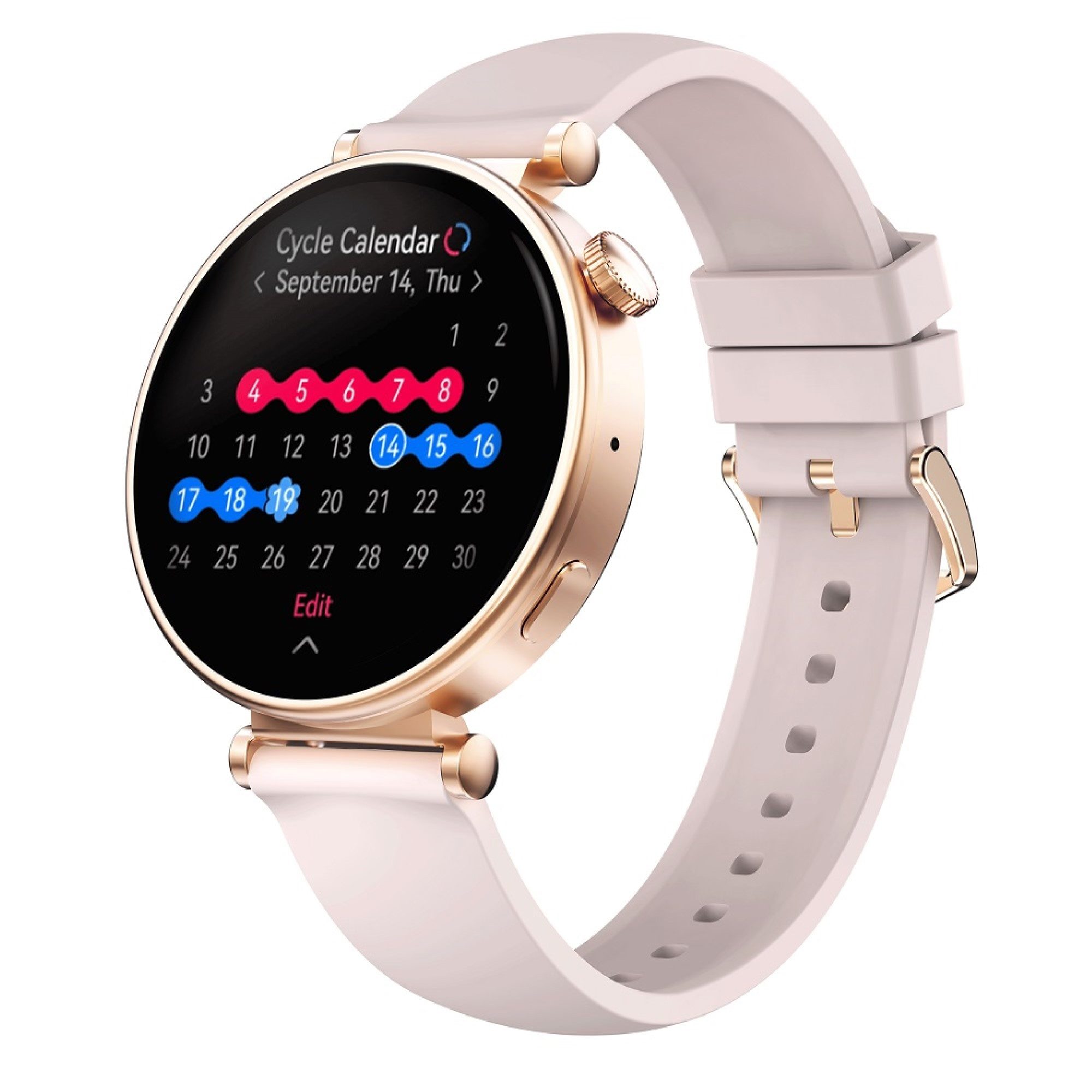 RIVERSONG Smartwatch GLOW rosegold 220mAh, Wasserdicht IP68, 1,32 Zoll Smartwatch, 1-tlg.