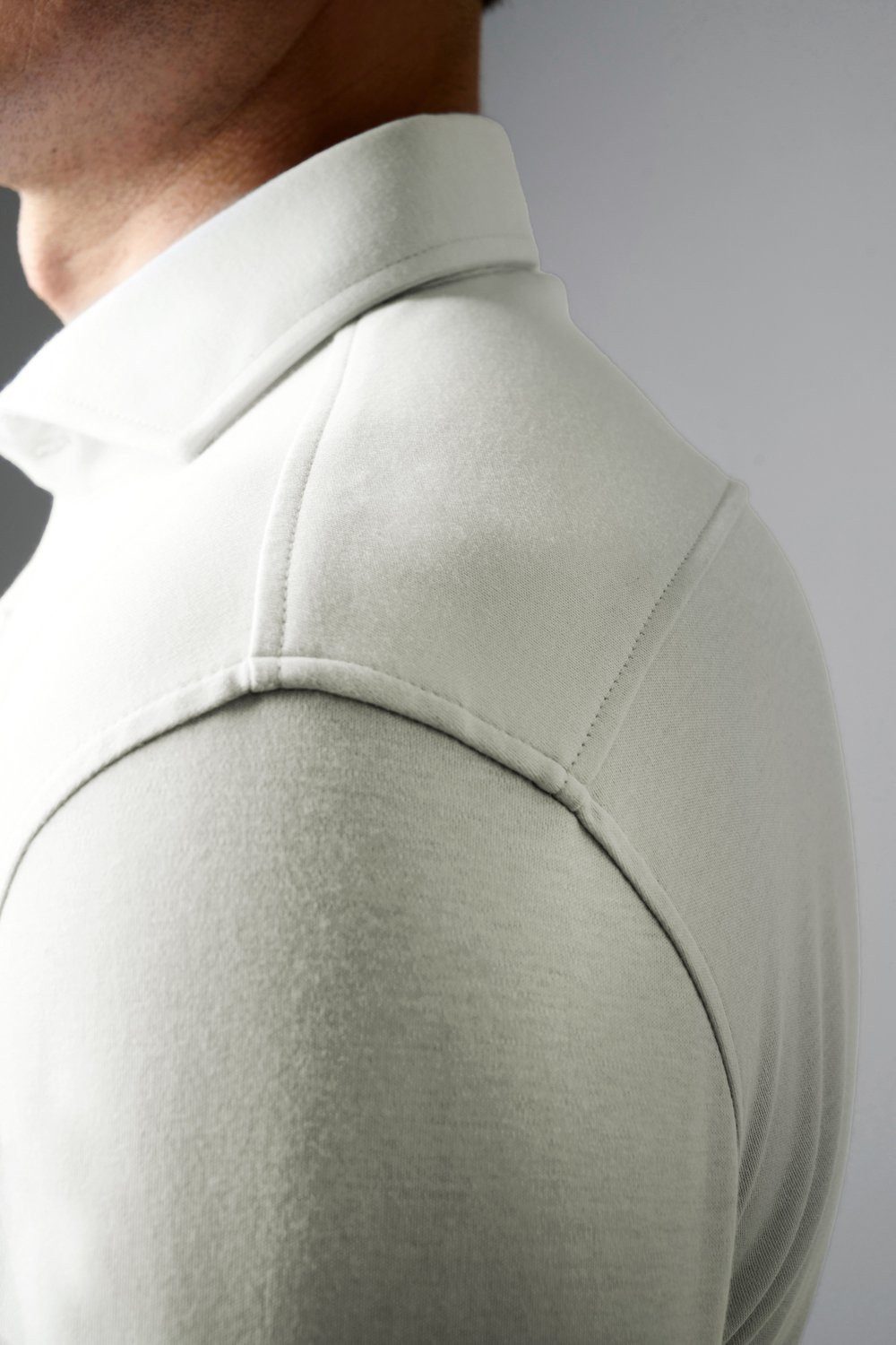 DESOTO Langarmhemd Jerseyhemd Essential Hai langarm Flexibler Stretch