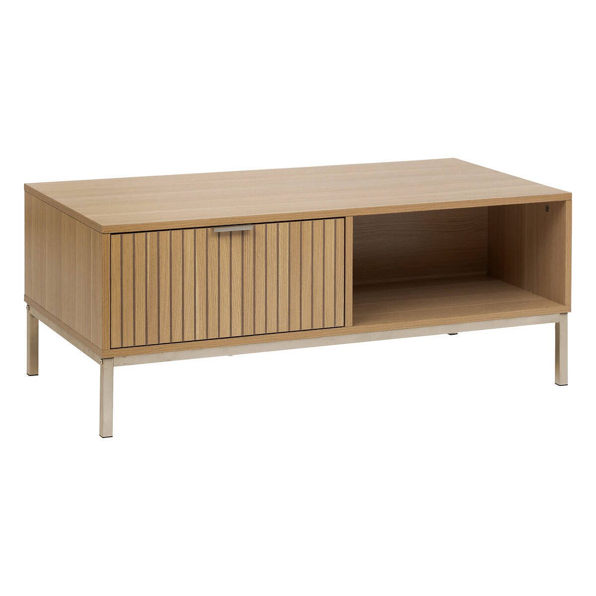 5five Simply Smart Beistelltisch Niedriger rechteckiger Couchtisch TASSO, 100 x 50 x 40 cm (funktional), keine