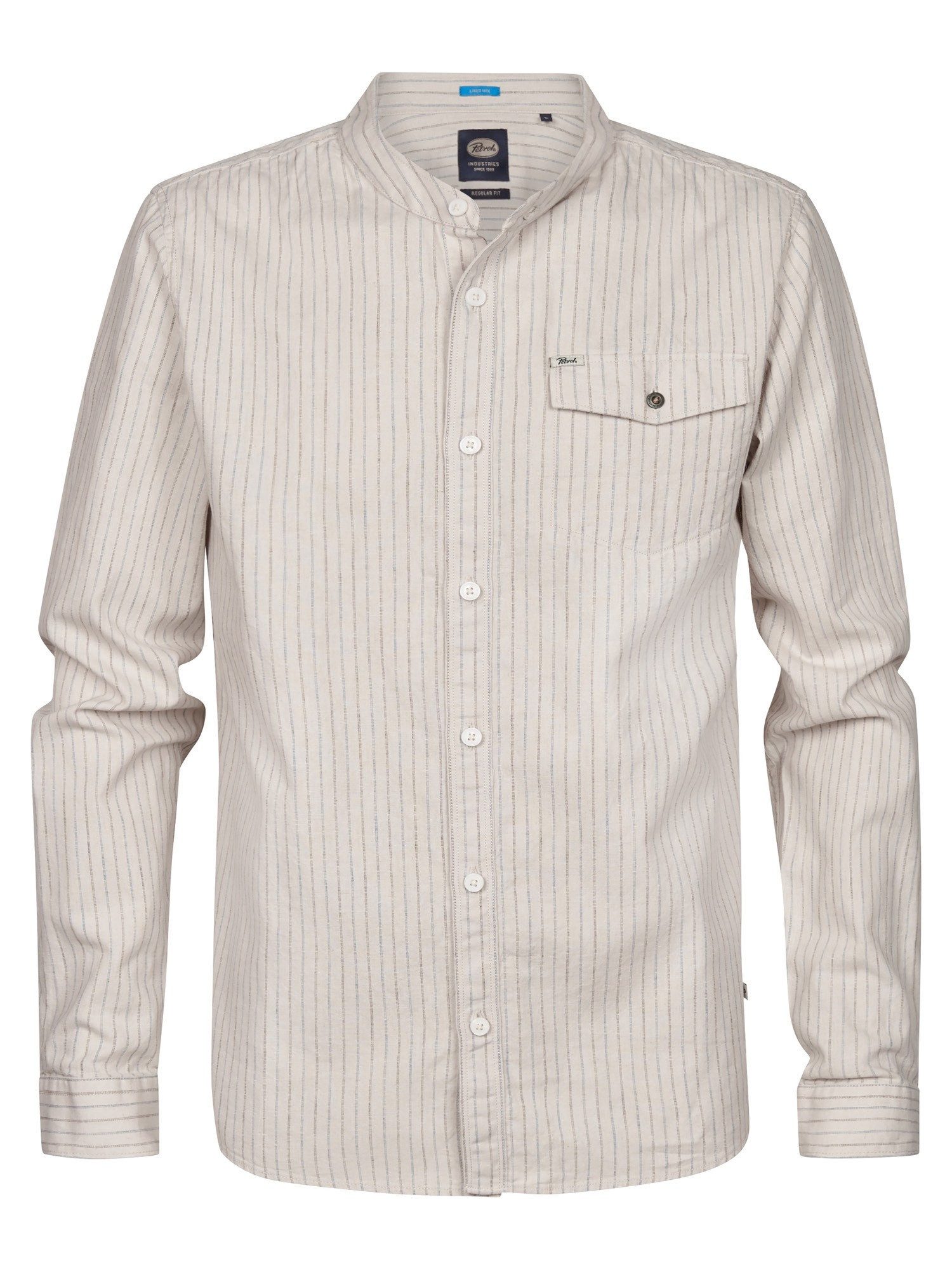 Langarmhemd Men Shirt Long Sleeve Uni