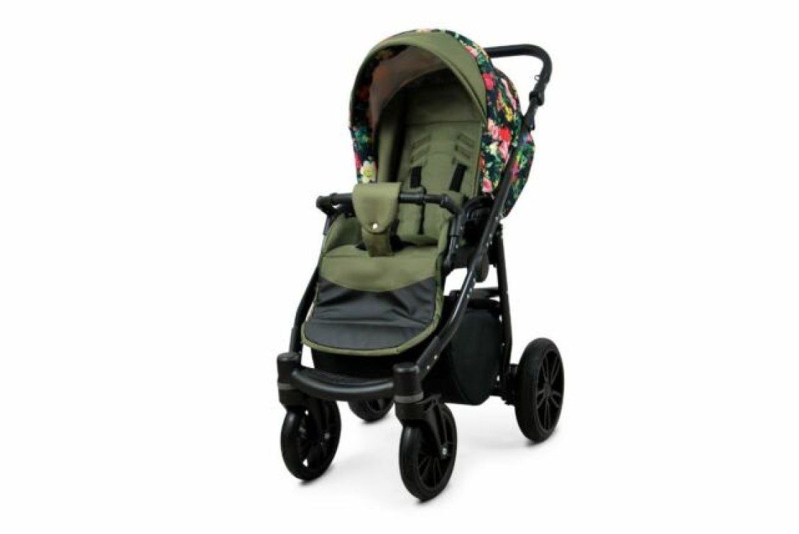 On pressiode Black Raf-Pol, RoeBaby Colorlux Roses 3in1 Kombikinderwagen Tulips With Kinder-Buggy Autositz