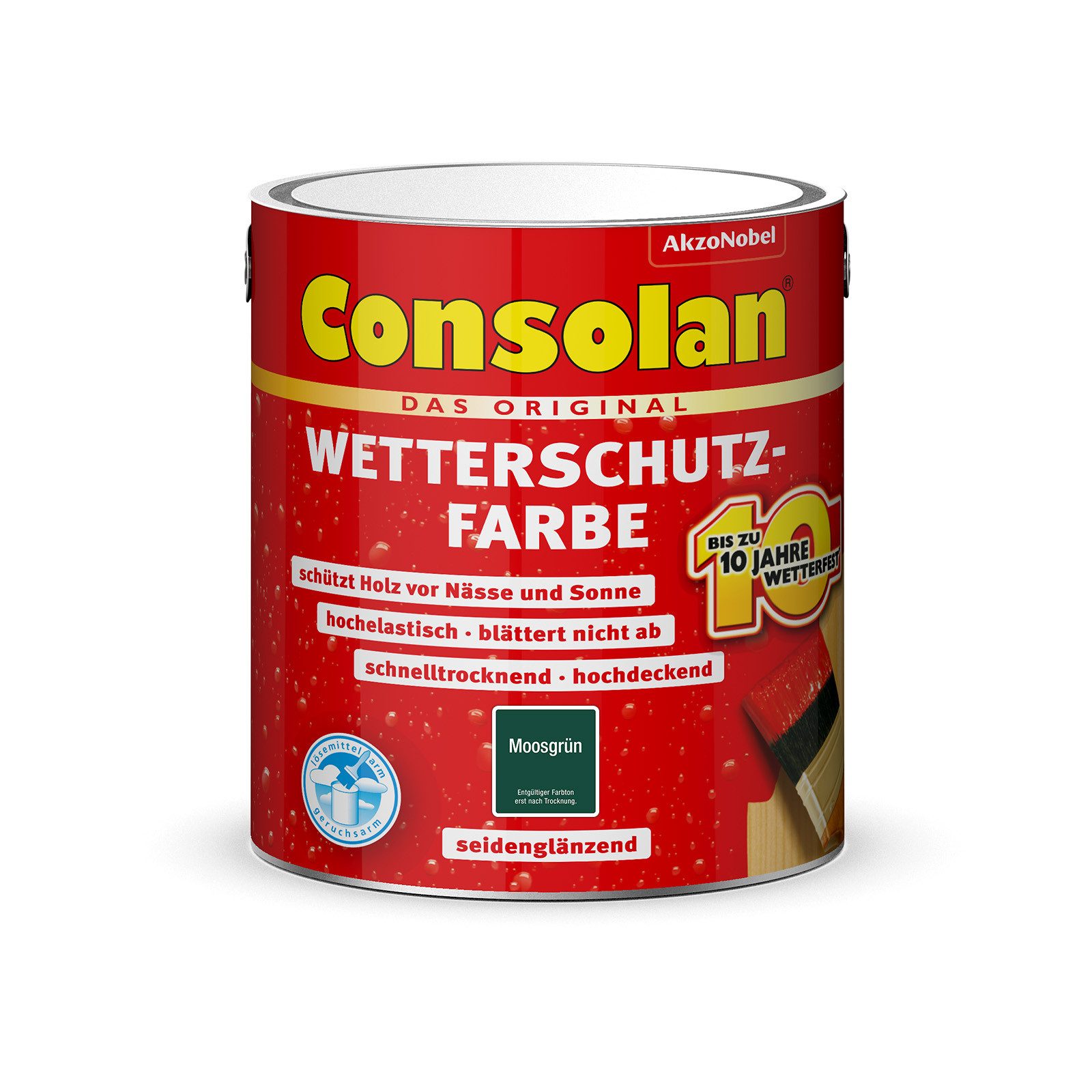 Consolan  Wetterschutzfarbe Consolan Wetterschutzfarbe 2,5 l