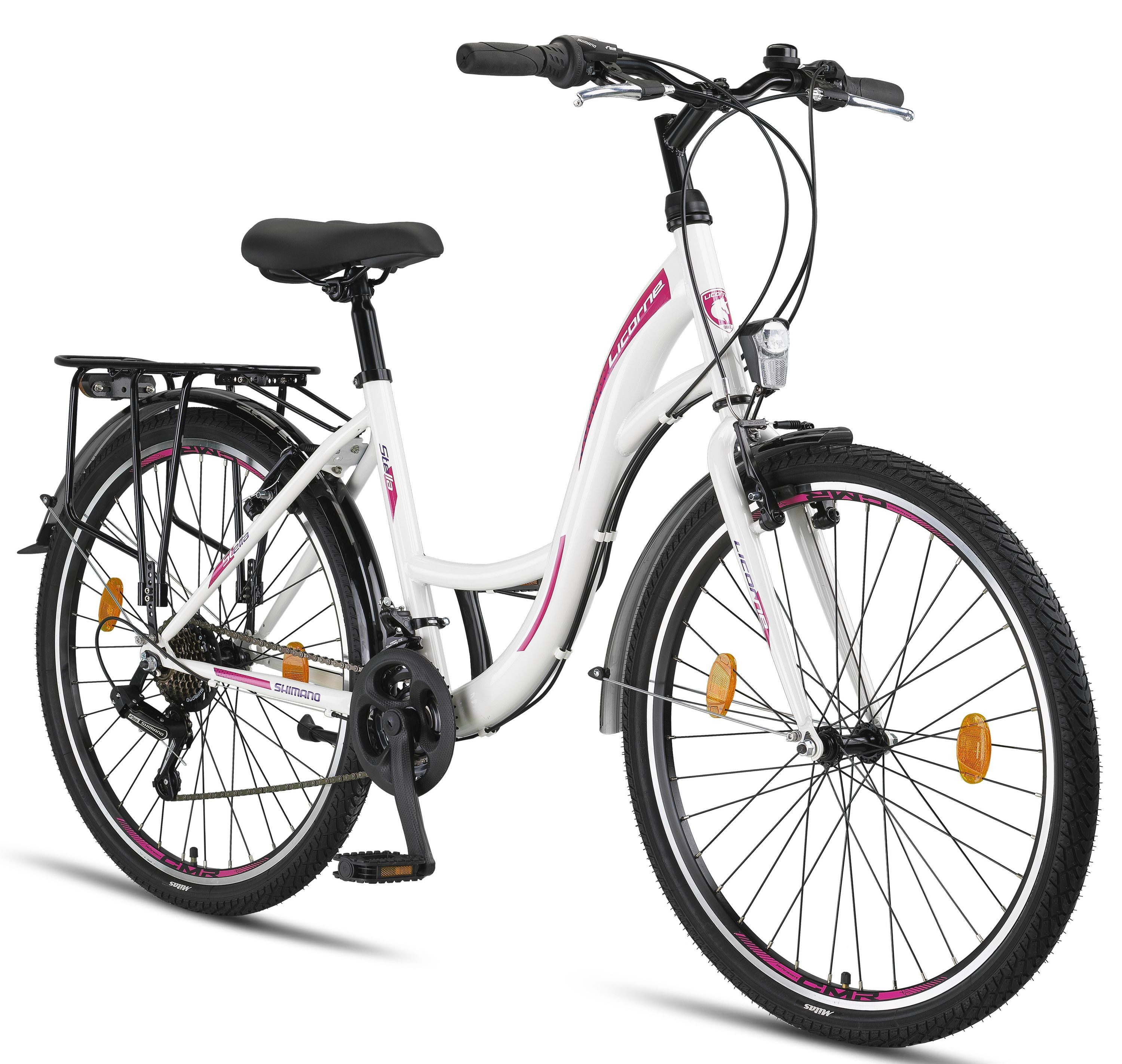 Licorne Bike Cityrad Licorne Bike Stella Premium City Bike 20,24,26 und 28 Zoll Fahrrad