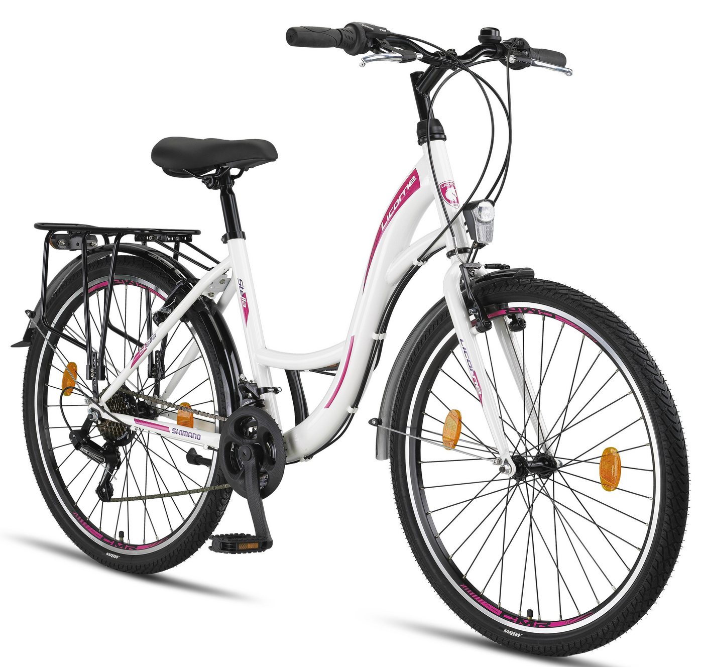 Licorne Bike Cityrad Licorne Stella Premium Citybike 20–28 Zoll, 21 Gang Hollandrad