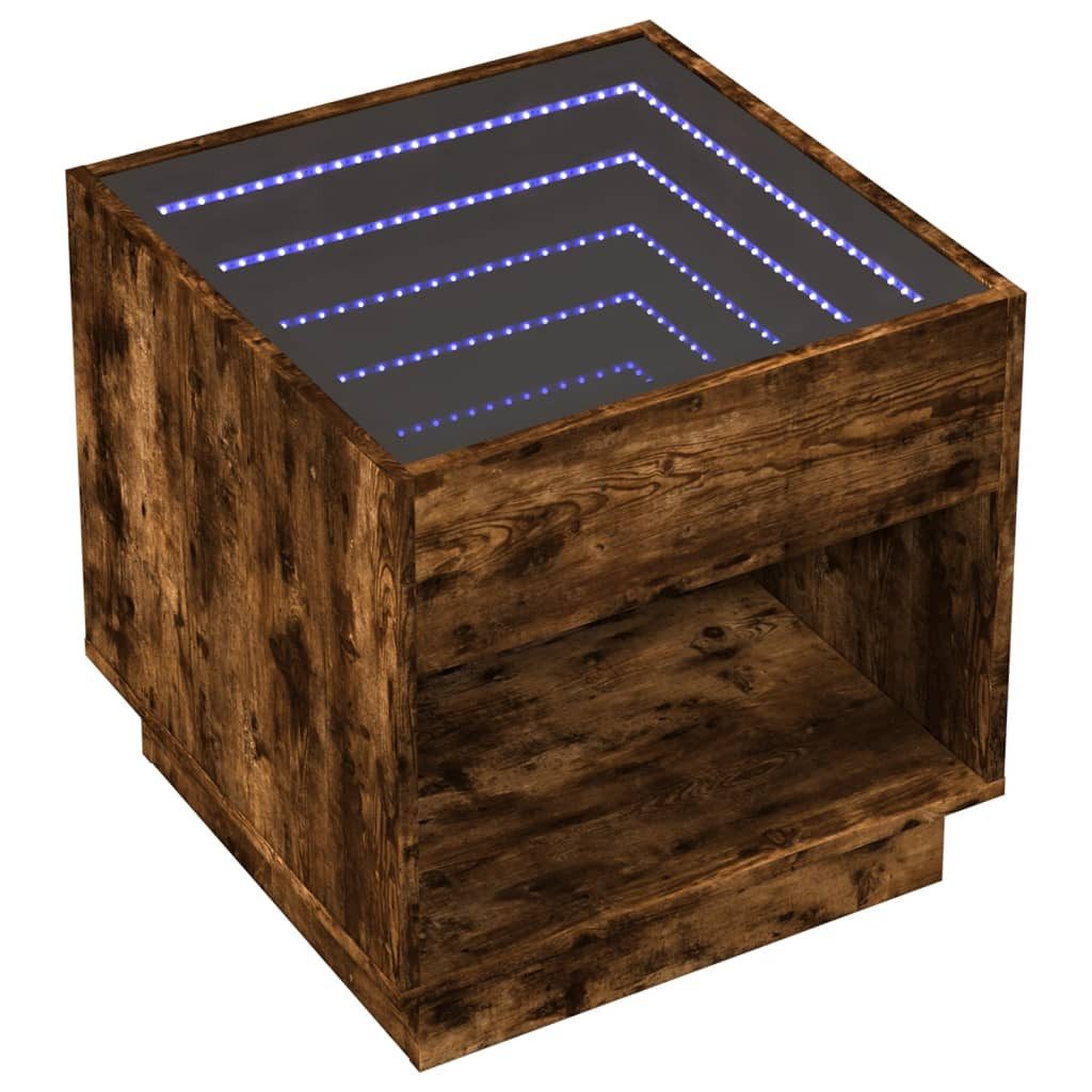 vidaXL Couchtisch Couchtisch mit Infinity-LED Räuchereiche günstig online kaufen