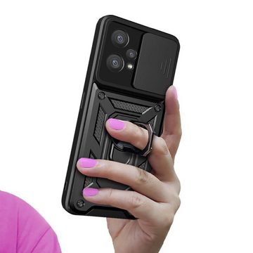 COFI 1453 Handyhülle Hülle für Tecno Spark 10 Case Kameraschutz Ringhülle Halter Stoßfest