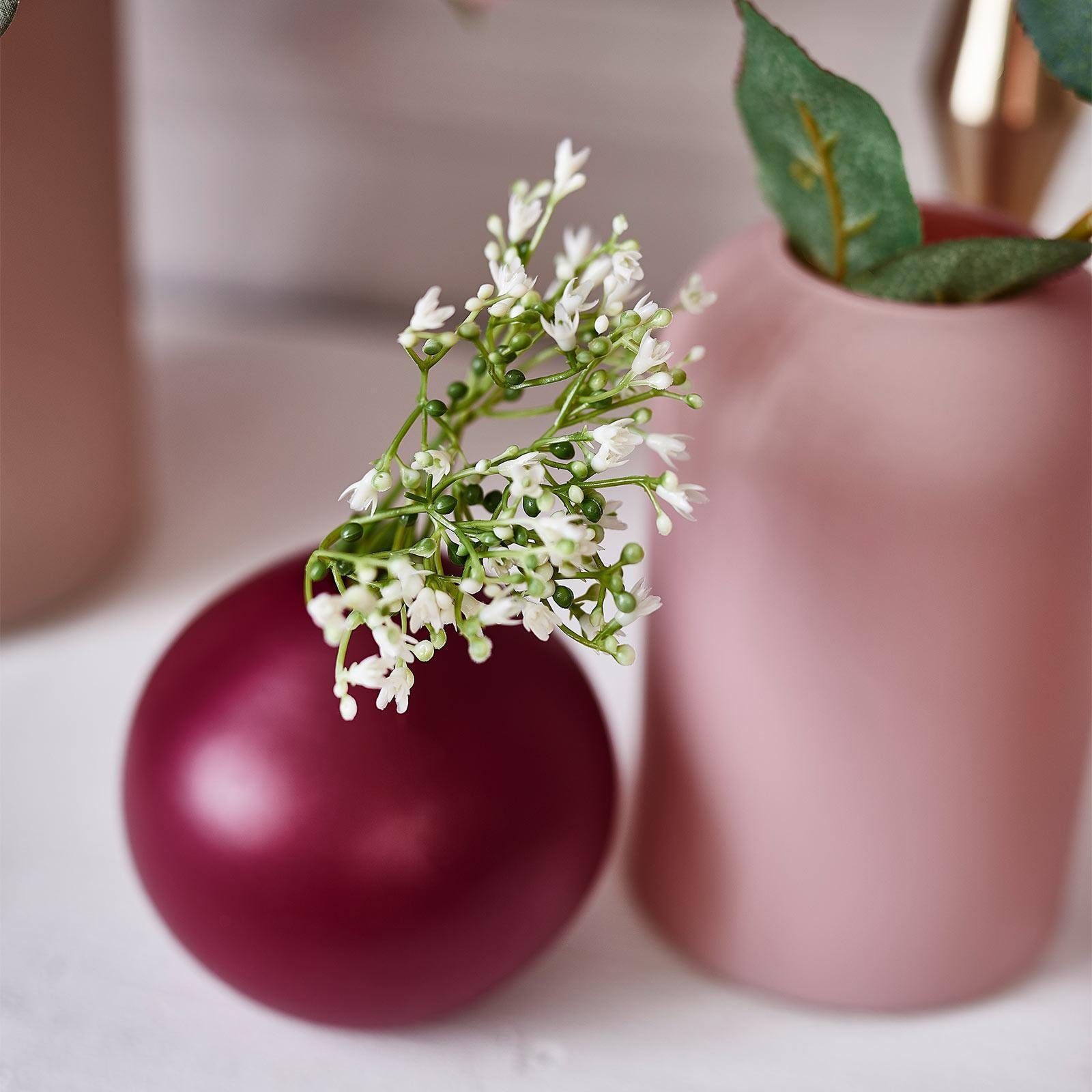Kunstblume Kunst-Blumenbündel L Depot, Weiß aus Kunststoff, 28 Draht, Zentimeter Schleierkraut