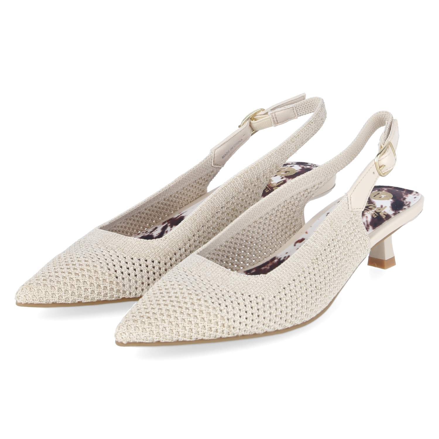 La Strada La Strada 2403346 4021 Damen Textil & Synthetik beige Slingpumps