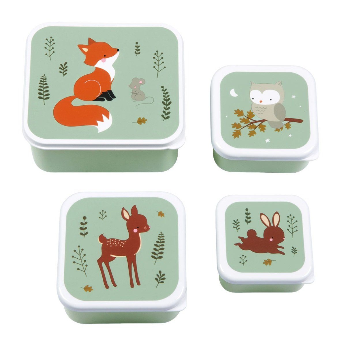 A Waldfreunde lovely Company Brotdosen Lunchbox Set little 4er