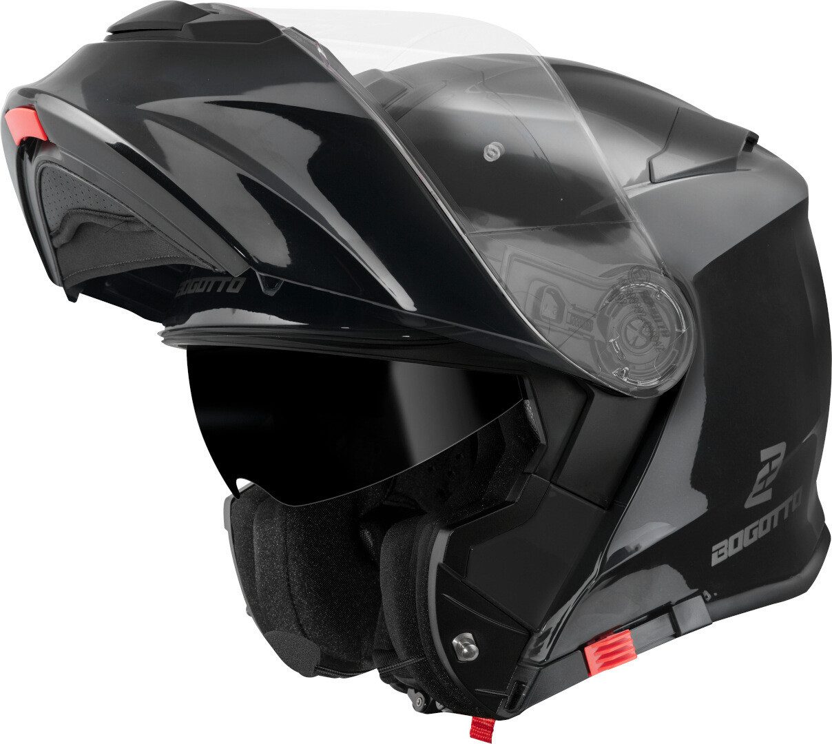 Bogotto Motorradhelm H271 Klapphelm, Vorbereitet Für Kommunikationssystem,geeignet Brillenträger,vorbe