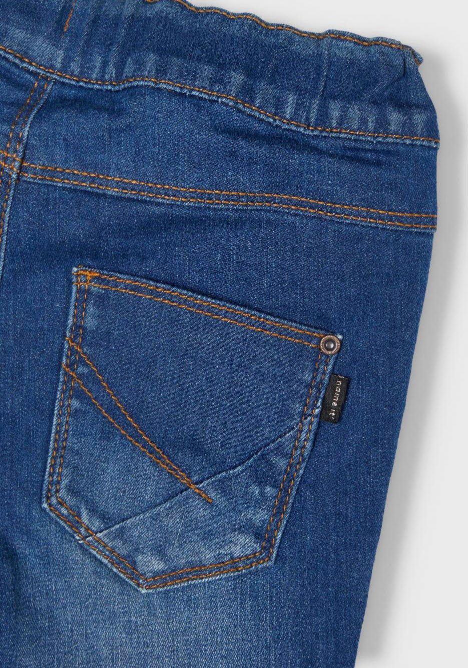 blue Stretch-Jeans denim PANT DNMATASI medium NKFPOLLY Name It