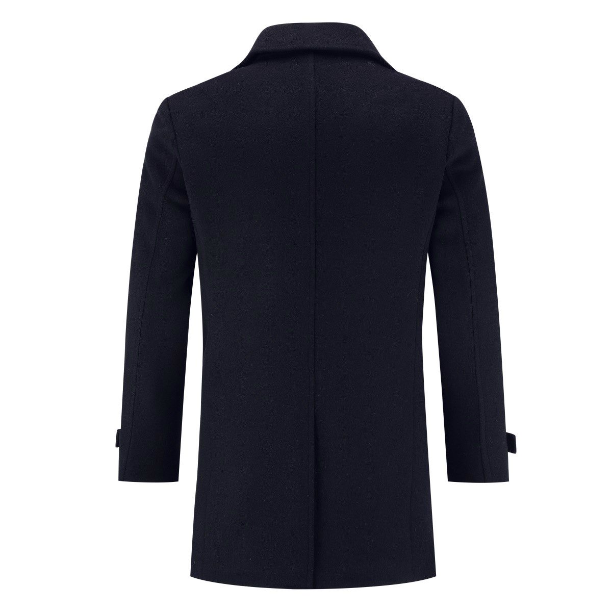 Allthemen Wollmantel Herren kurzer Wintermantel Zweireihige Cabanjacke Wint günstig online kaufen