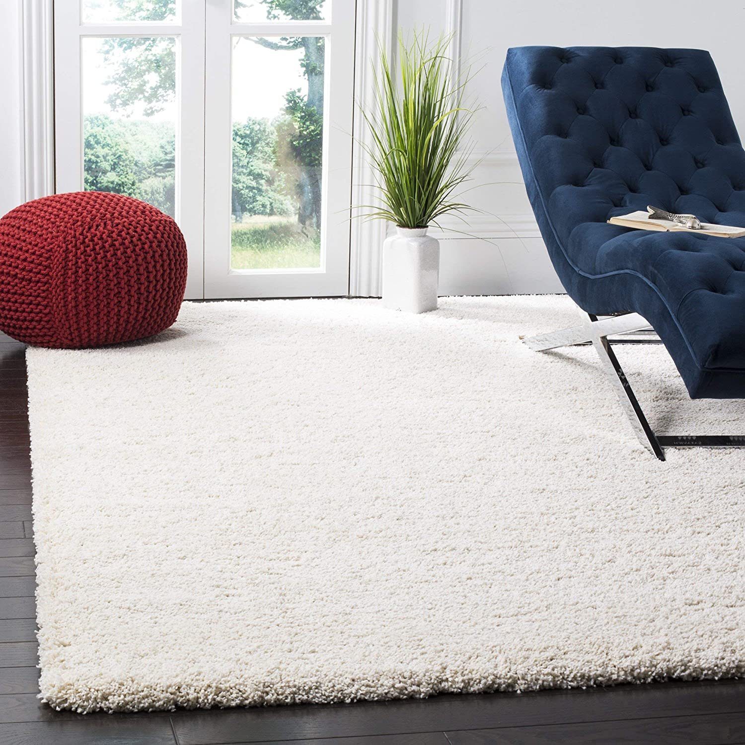 Ready Rugs Hochflor-Teppich Einfarbiger Teppich