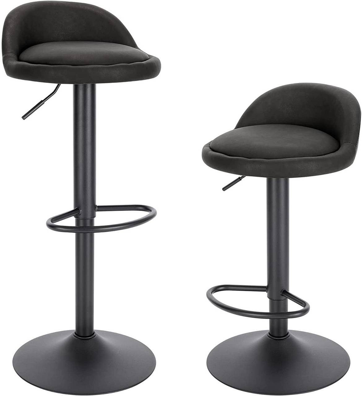 EUGAD Barhocker (2 St), 120kg belastbar höhenverstellbar Kunstleder Metall günstig online kaufen