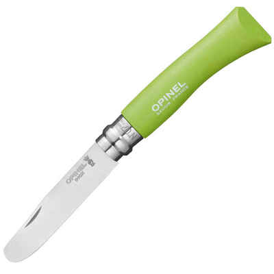 Opinel Taschenmesser Kindermesser Schnitzmesser Kinder, Taschenmesser Camping Messer rund Holz