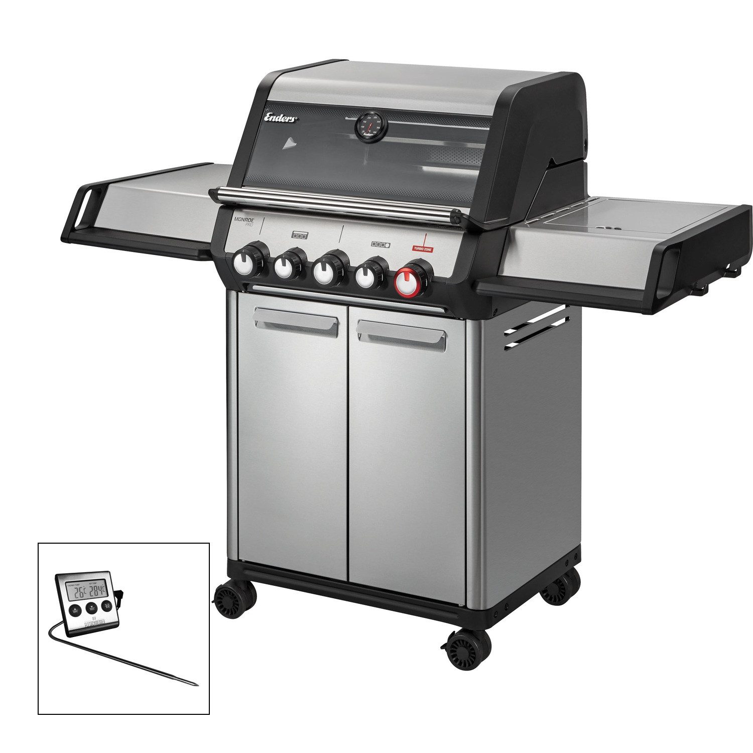 Enders® Gasgrill Monroe Pro 3 SIKR Turbo inkl. Thermometer