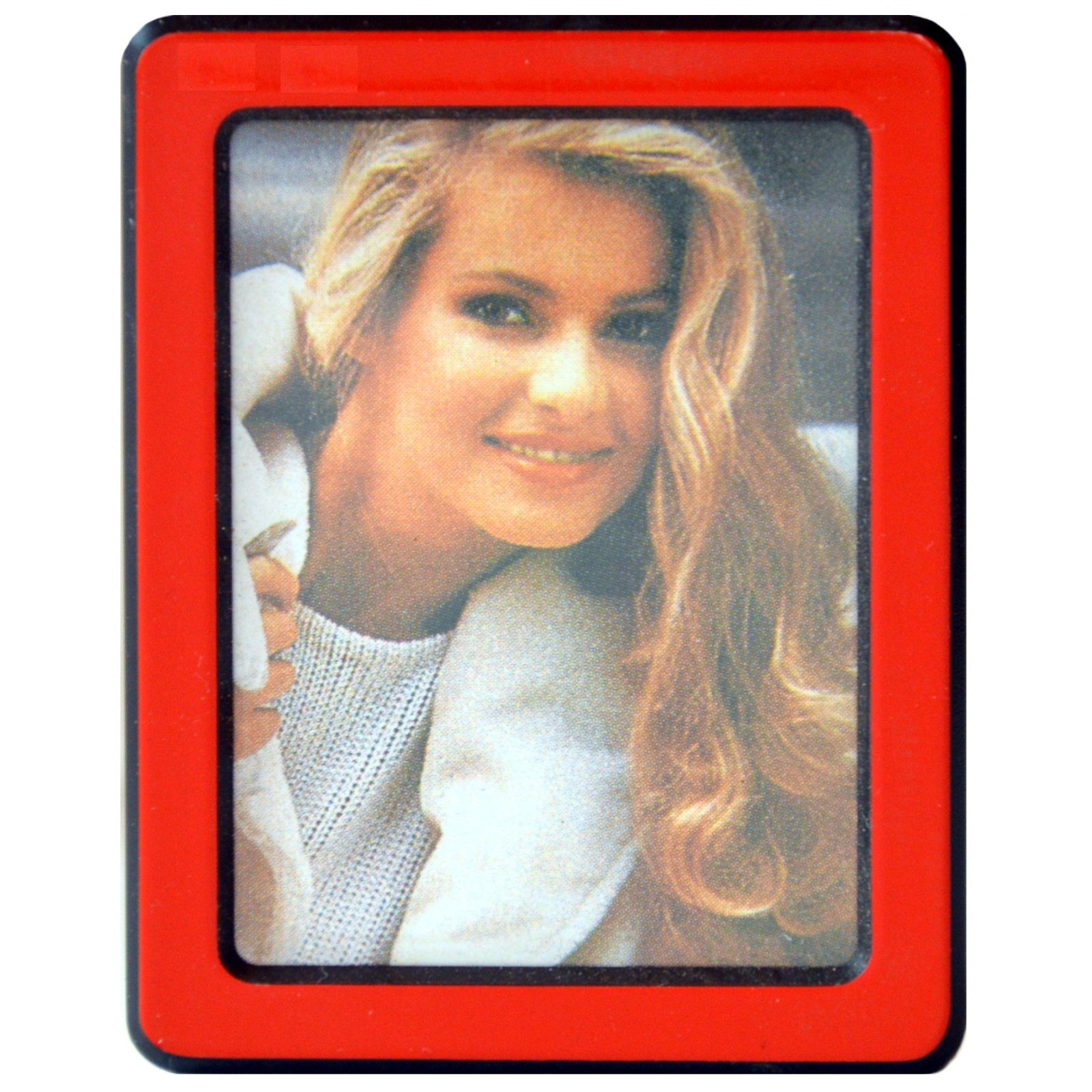 HR Autocomfort Bilderrahmen Roter DENK AN MICH Auto PKW Bilderrahmen 6 x 5 cm Fotorahmen aus 1980, für 1 Bilder