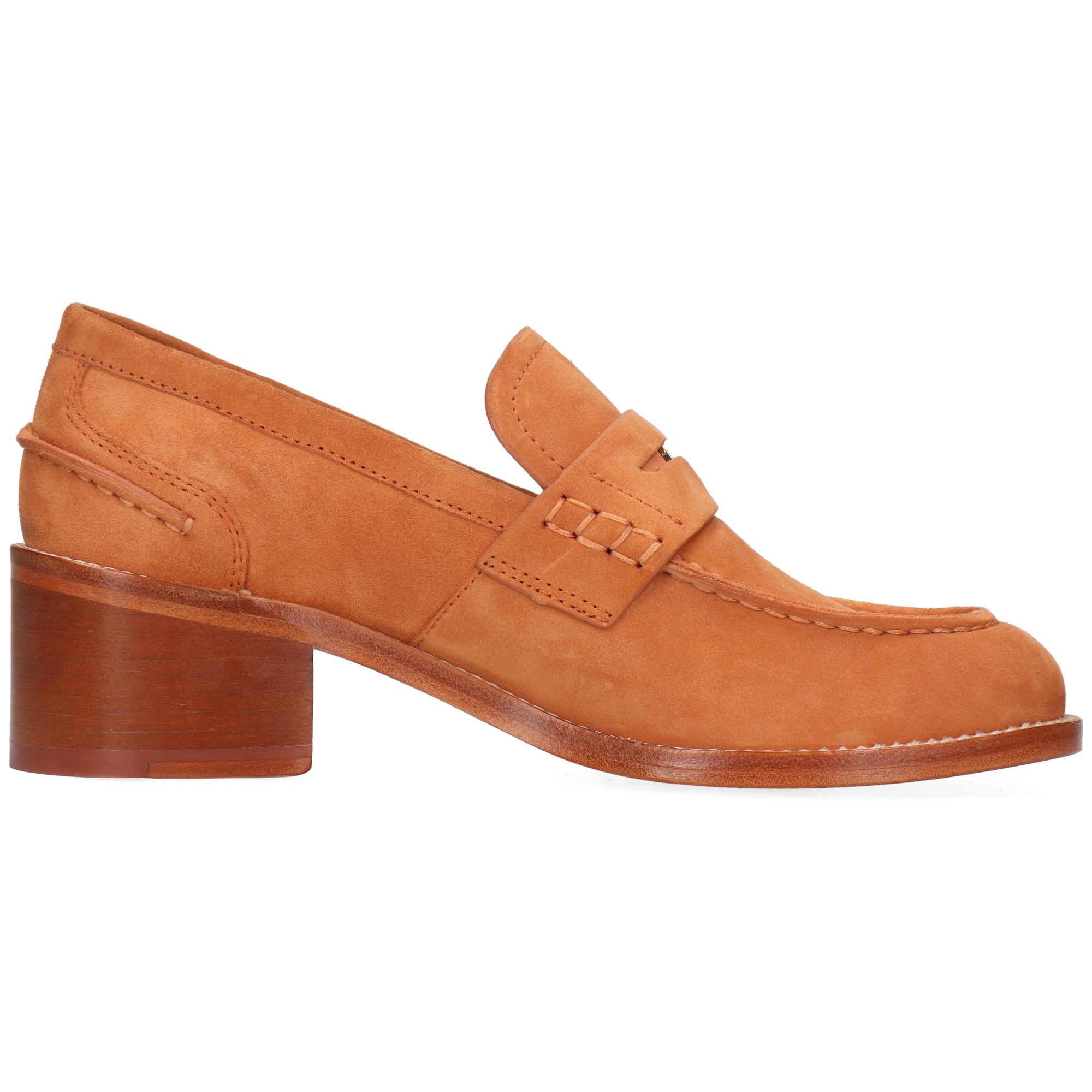 Melvin & Hamilton Imke 1 Leder-Loafers für Damen Loafer Block-Absatz, Echtes Leder