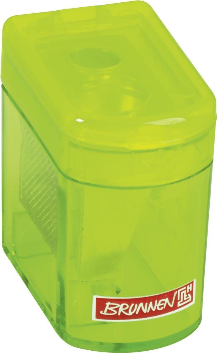BRUNNEN Anspitzer 12X BRUNNEN 102983852 Dosenspitzer „Klicki“ Colour Code, kiwi