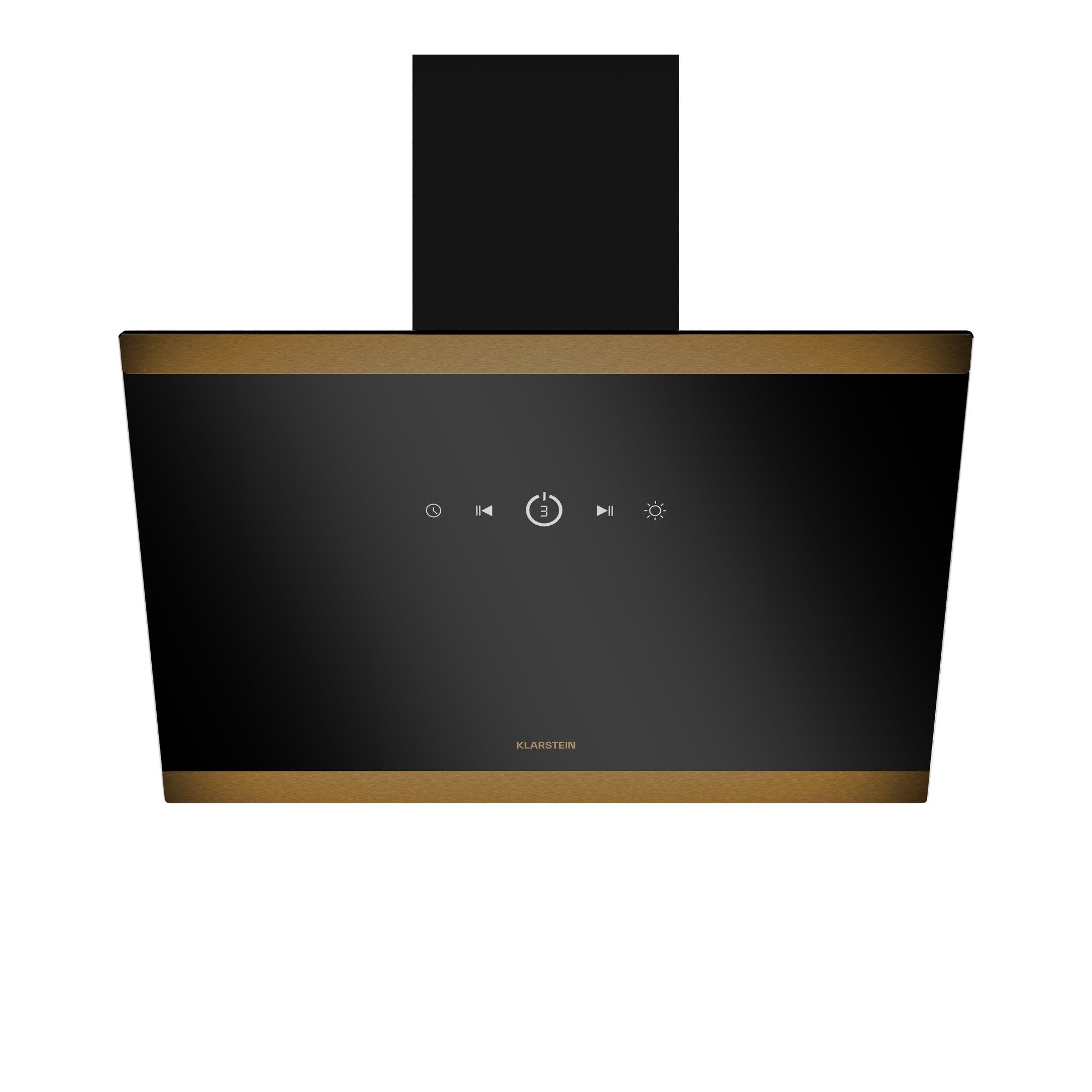 Klarstein Deckenhaube FlashLine Serie FlashLine 60 Wandhaube 524 m³/h A++ 100W BLDC 34,5 dB 11,8kWh Touch FlashLine, Dunstabzugshaube Küche Abzughaube Abluft Umluft mit Edelstahl & LED