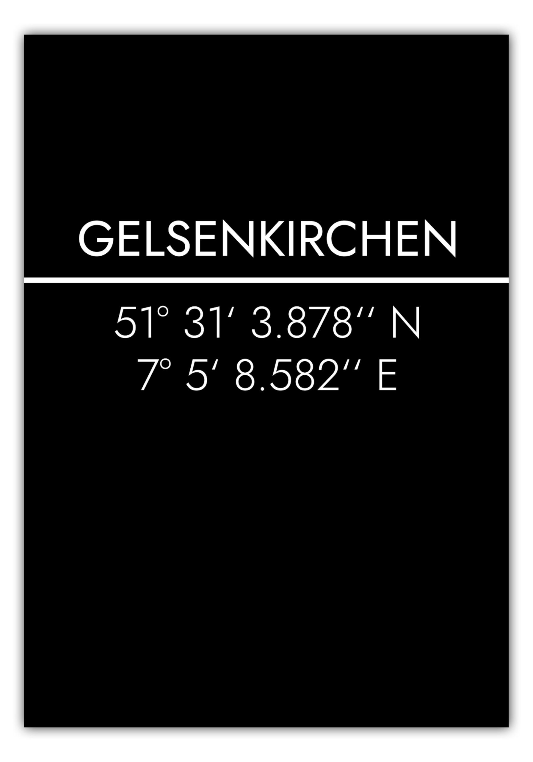 MOTIVISSO Poster Gelsenkirchen Koordinaten #2