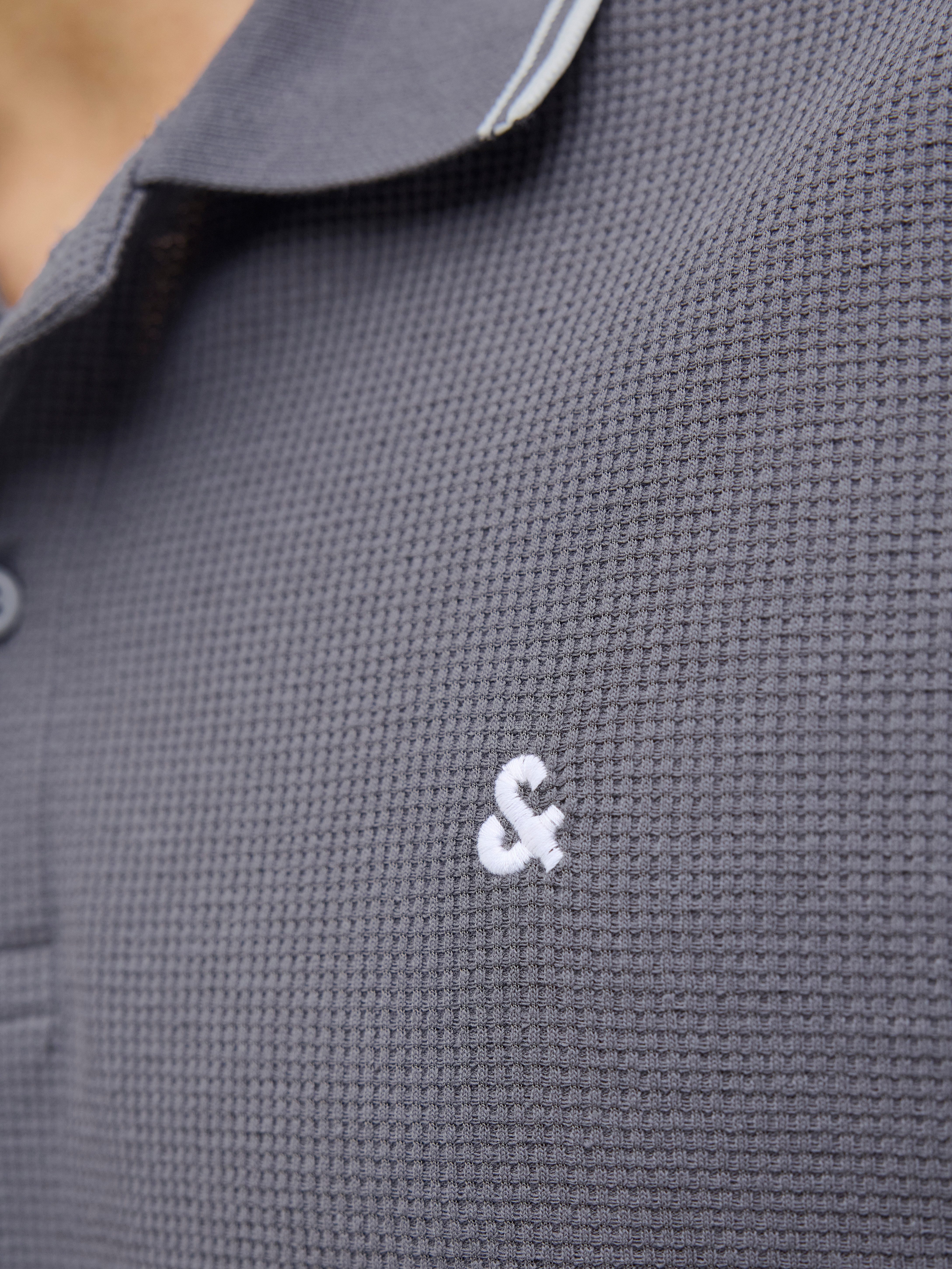 Jack & Jones Poloshirt JJEAUSTIN POLO SS NOOS Materialmix, regular fit – Bild 3 von 5