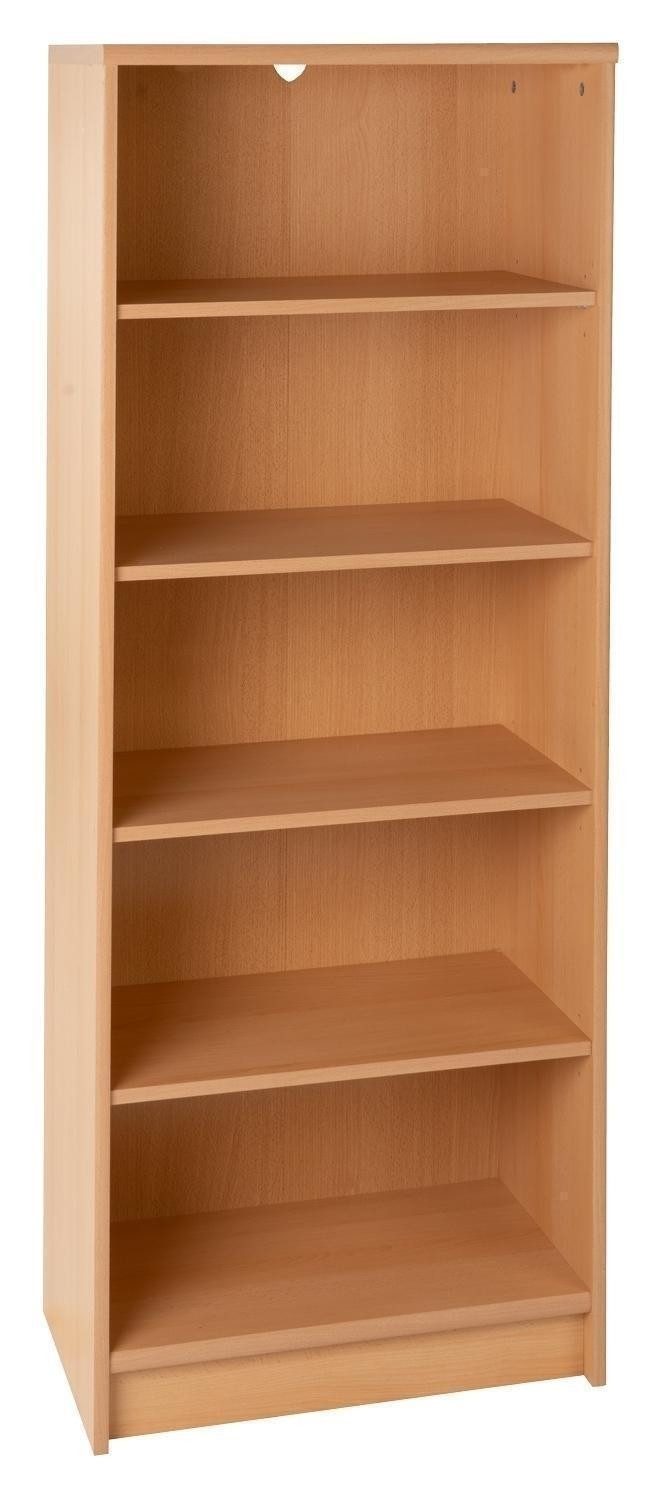 Regal Bücherregal OPTIMUS, B 54 cm, H 148 cm, 1-tlg., Buchedekor braun, 4 Einlegeböden