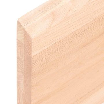 furnicato Tischplatte 40x40x(2-4) cm Massivholz Unbehandelt Baumkante (1 St)