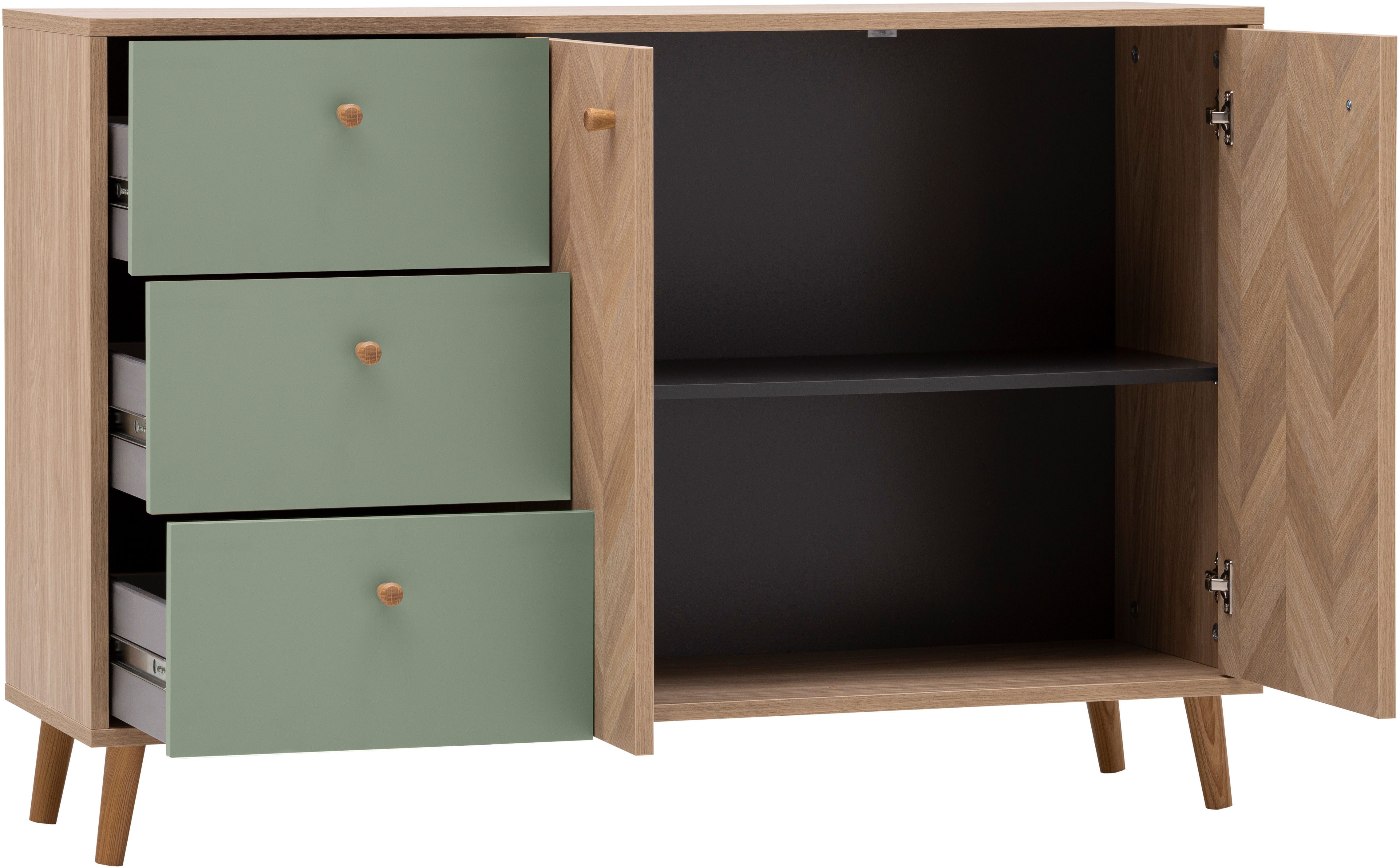 Schildmeyer Kommode Visby, Sideboard, Made in Germany, B: 109 cm (1 St), Solide Verarbeitung - Dieses Produkt ist in Deutschland gefertigt