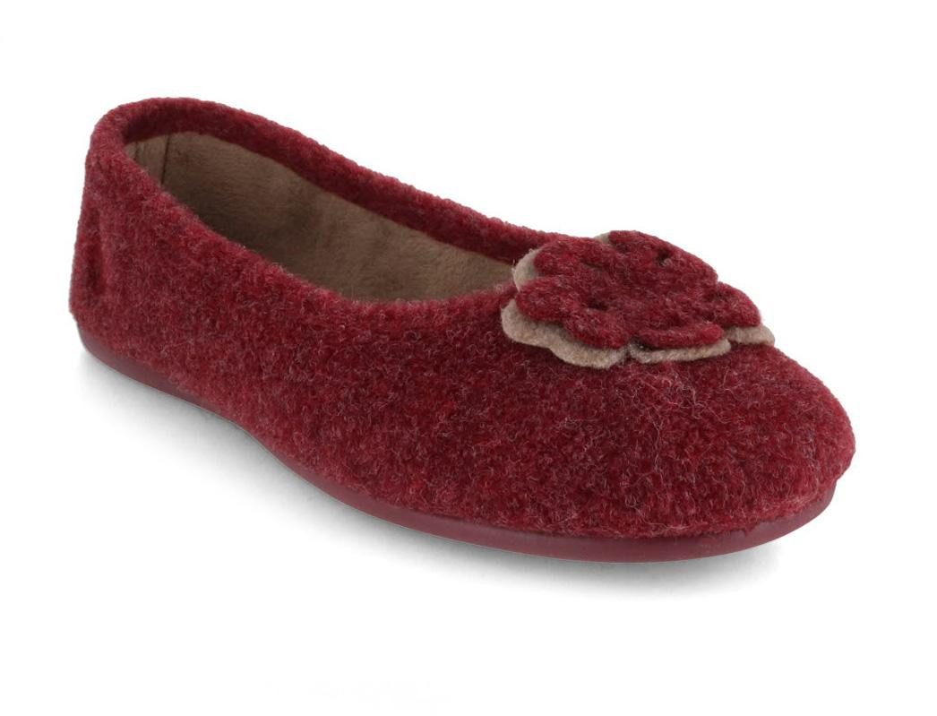 thies Ecopicos Ballerina, Damen Hausschuhe Hausschuh recyceltem PET
