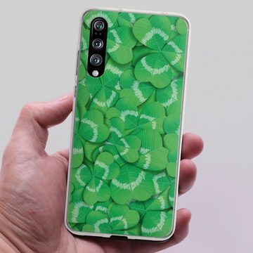 DeinDesign Handyhülle Glücksbringer Klee Glück Clovers, Huawei P20 Pro Silikon Hülle Bumper Case Handy Schutzhülle